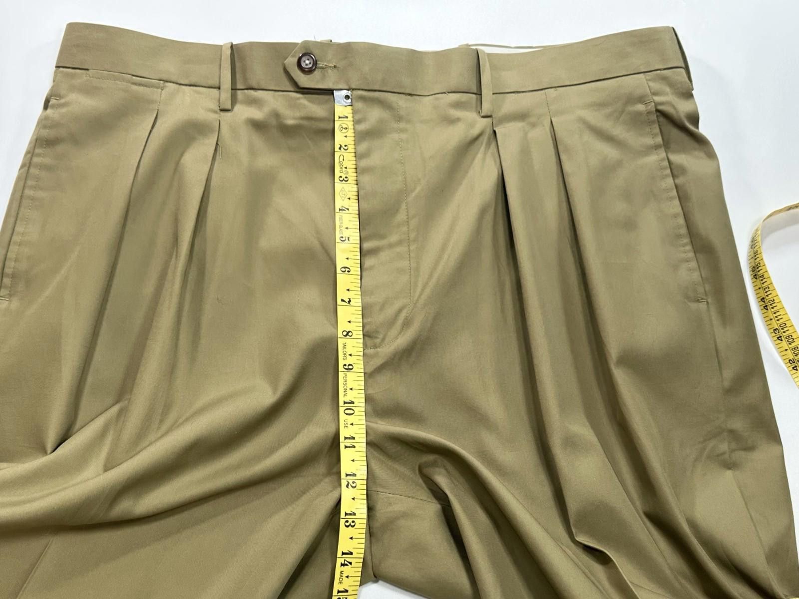 Other Royal Khaki Unhemmed Straight Leg Chinos Brown Mens 40/37 Size US 40 / EU 56 - 4 Thumbnail