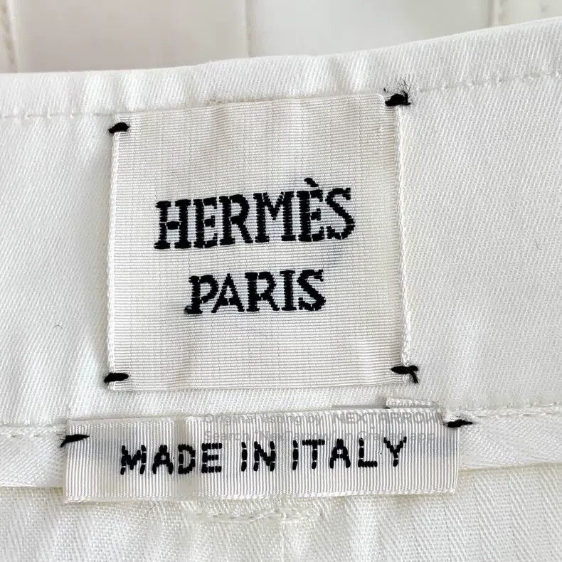 Hermes Hermes White Casual Cotton Shorts Size 42" / US 20 - 6 Thumbnail