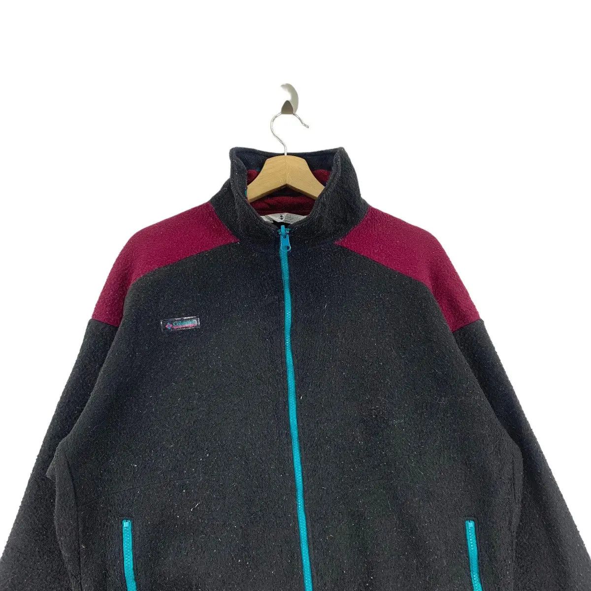 Columbia Vtg COLUMBIA SPORTSWEAR Made In USA Fleece Jacket Outdoor Size US L / EU 52-54 / 3 - 3 Thumbnail