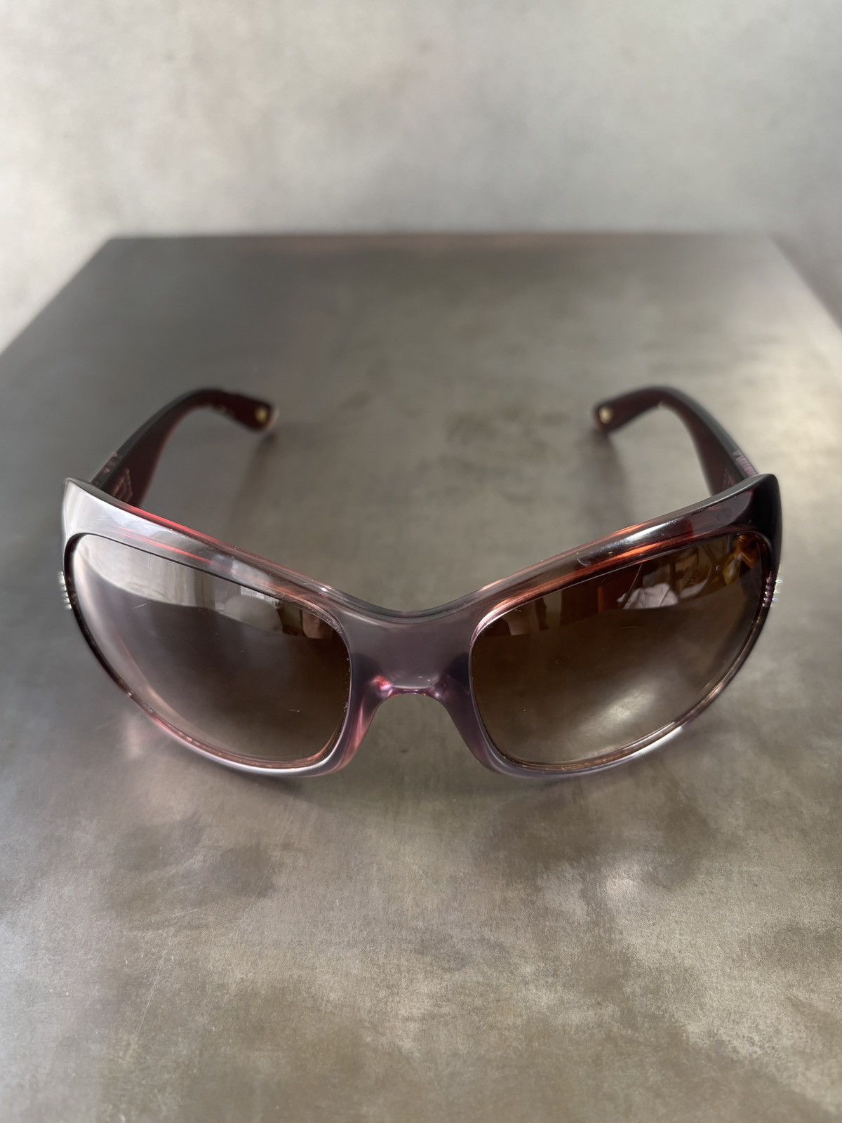 Versace 2009 Versace Sunglasses VE4961B Y2K Rhinestone 2000s Italy Size ONE SIZE - 7 Thumbnail