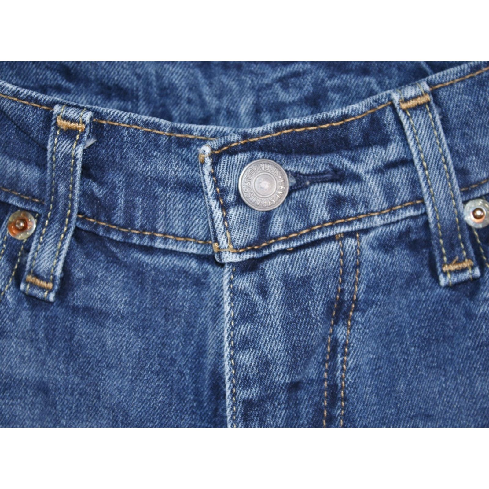 Levi's Levi's 541 Jeans Straight Men 32X30 Denim Cotton Blend Blue Medium 5-Pocket Zip Button Regular Fit Mens Size US 32 / EU 48 - 4 Thumbnail