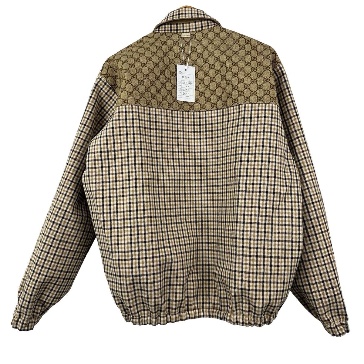 Gucci GG-canvas checked reversible cotton jacket Size US M / EU 48-50 / 2 - 4 Thumbnail