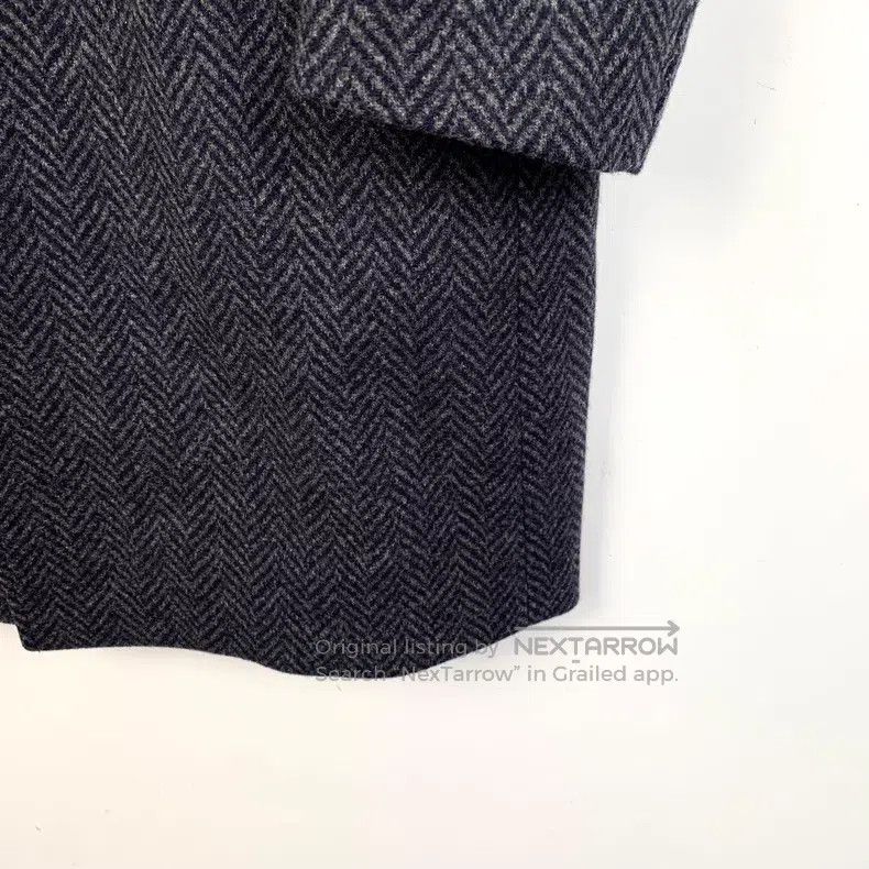 Loro Piana Loro Piana Black and grey twill goat cashmere lapel single Size M / US 6-8 / IT 42-44 - 4 Thumbnail