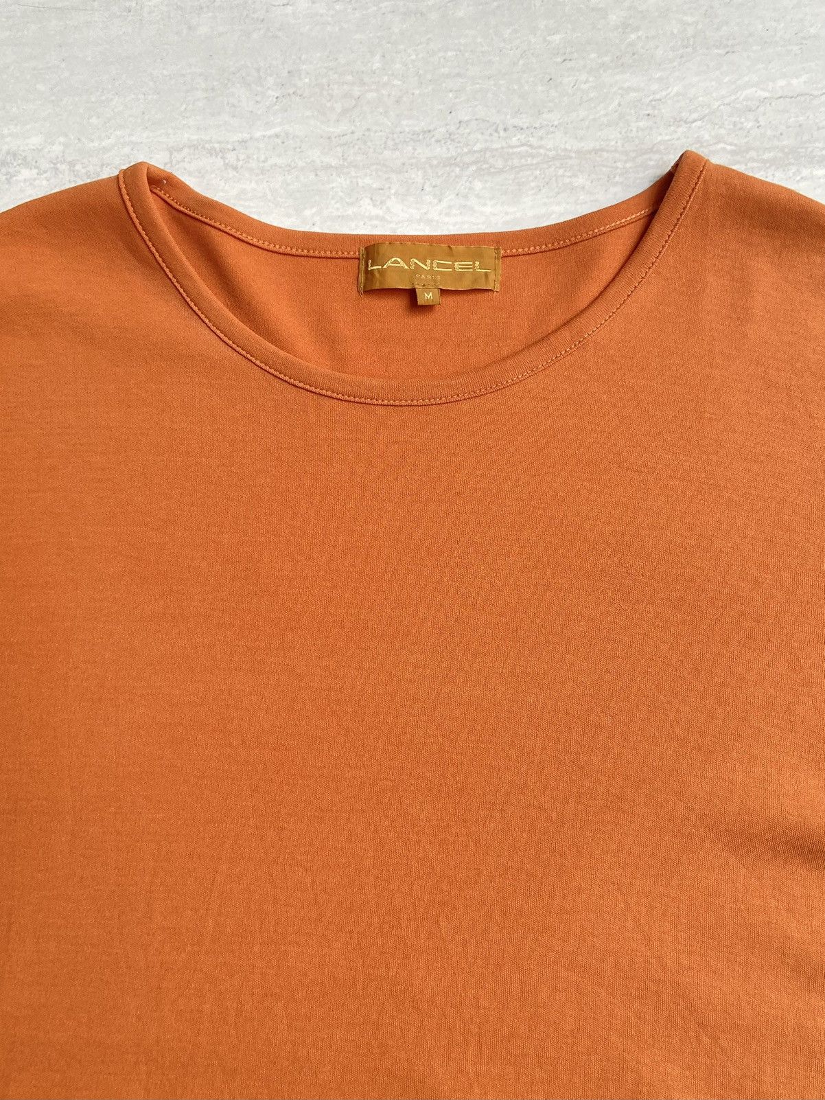Lancel LANCEL PARIS Orange T-shirt Size US S / EU 44-46 / 1 - 4 Thumbnail