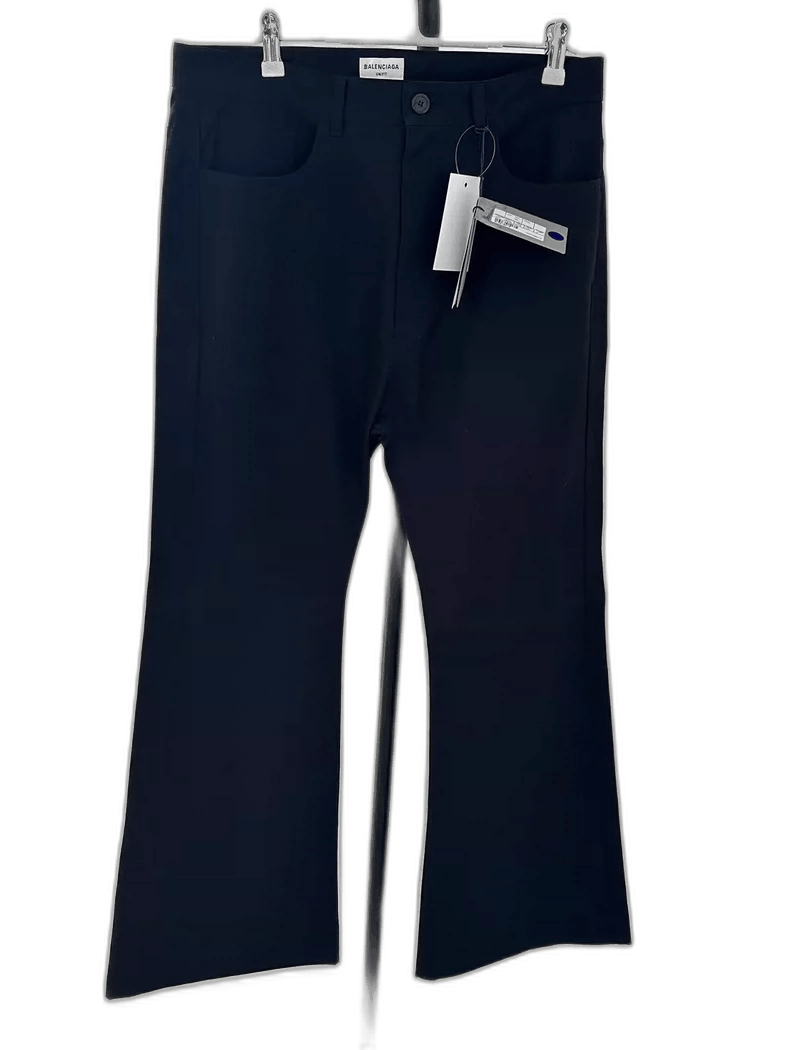 Balenciaga Balenciaga Flared Straight Cut Pants Black Size US 6 / EU 39 - 1 Thumbnail