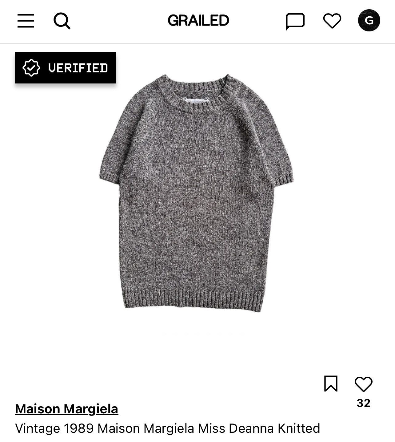 Maison Margiela Vintage 1989 Maison Margiela Miss Deanna Knitted Size M / US 6-8 / IT 42-44 - 10 Thumbnail
