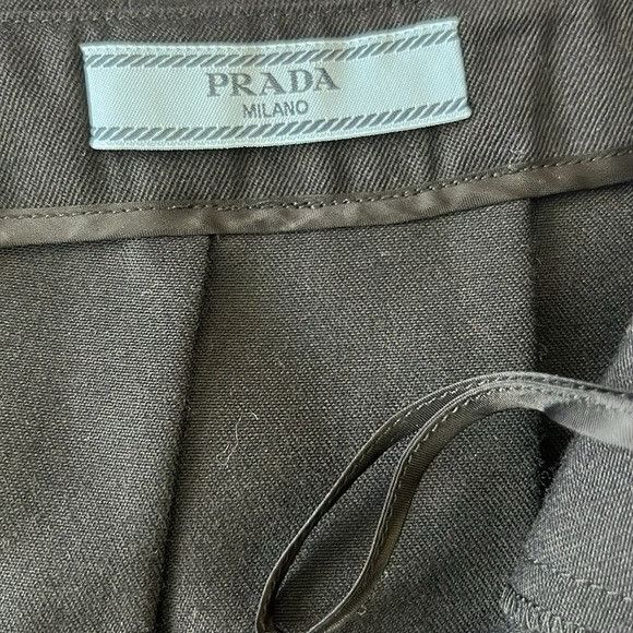 Prada Prada Gabardine Pleated Skated Kilt Belted Logo Belt Mini Sk Size 28" / US 6 / IT 42 - 9 Thumbnail