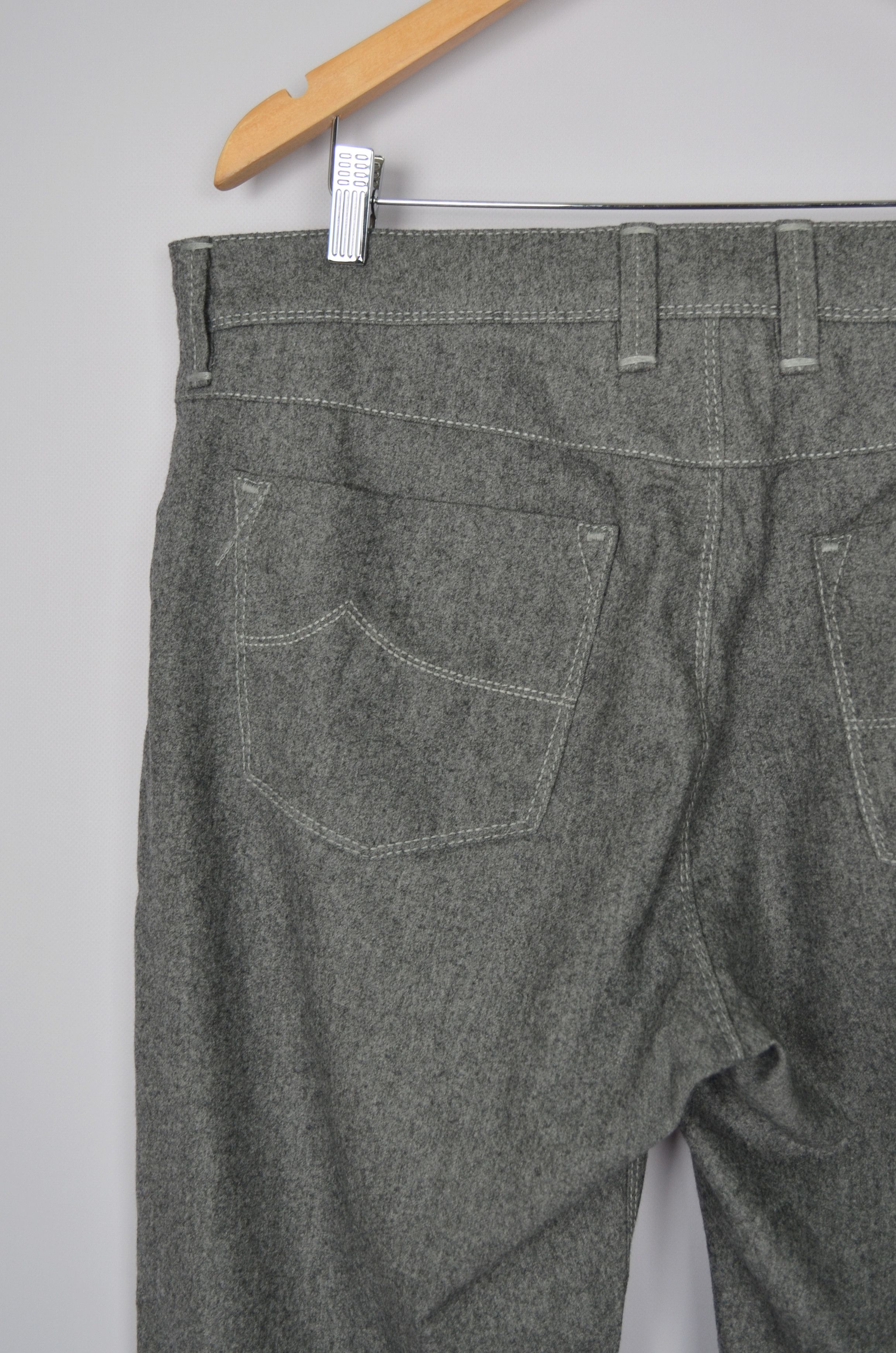 Designer × Jacob Cohen Jacob Cohen Vitale Barberis Canonico 688 Wool Pants W37 L32 Size US 37 - 7 Thumbnail