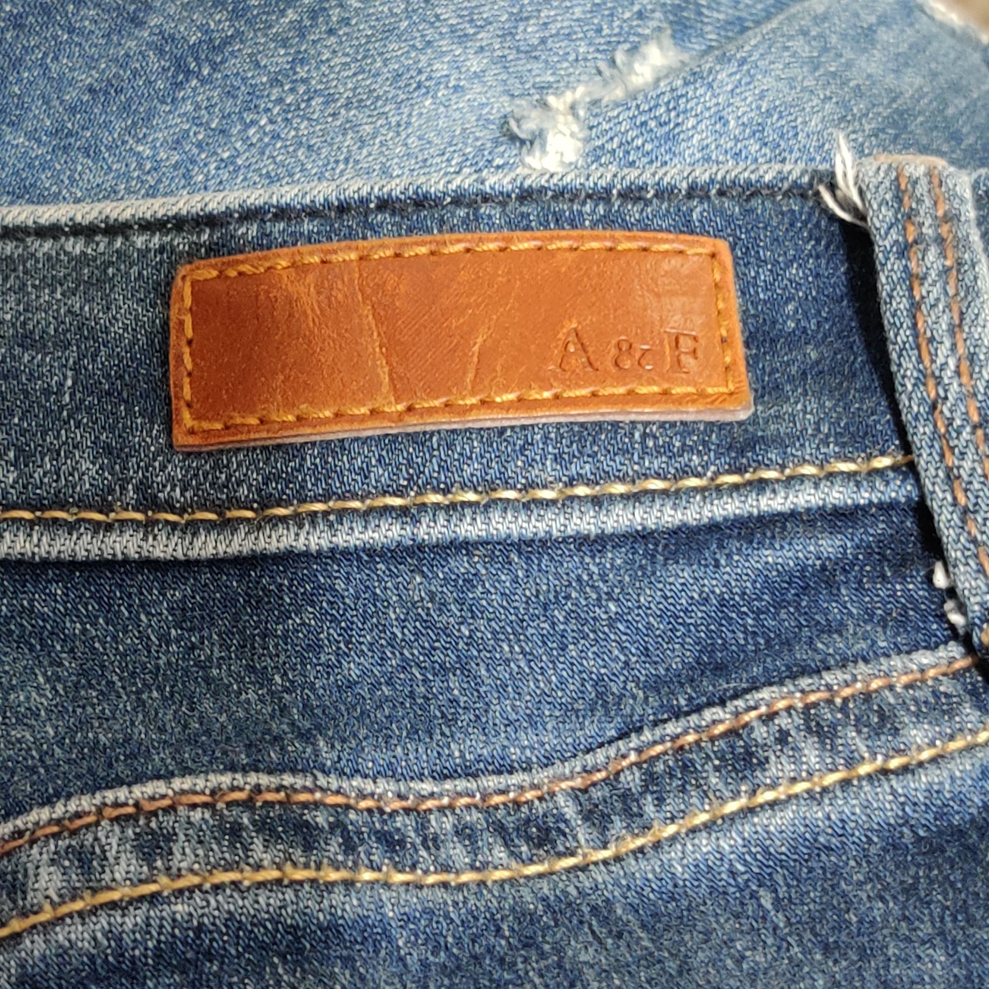 Abercrombie & Fitch Abercrombie & Fitch 0 Harper Low Rise Ankle Skinny Jeans Dis Size 25" / US 0 / IT 36 - 7 Thumbnail