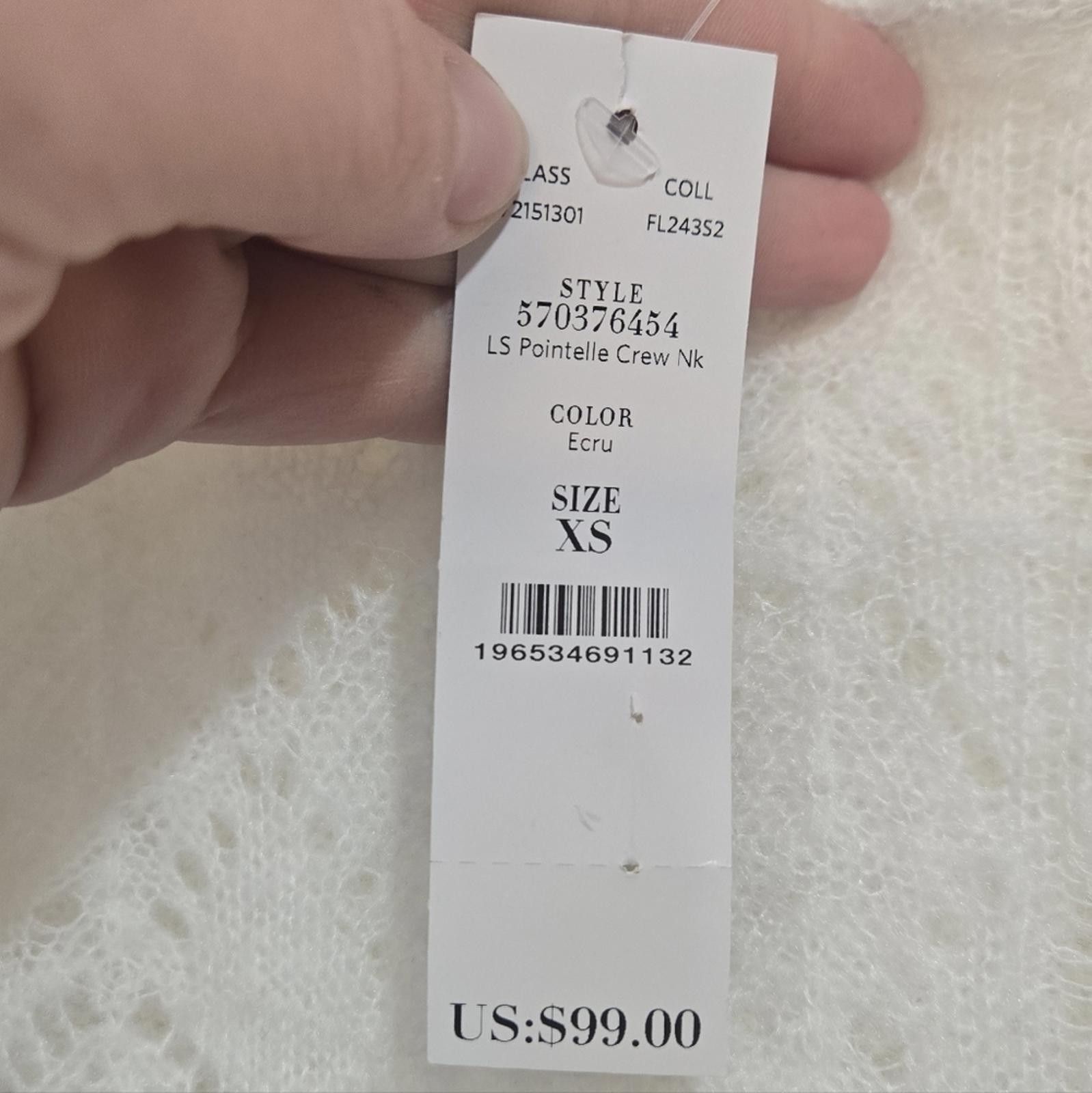 Other WHBM Pointell Sweater Size XS / US 0-2 / IT 36-38 - 3 Thumbnail