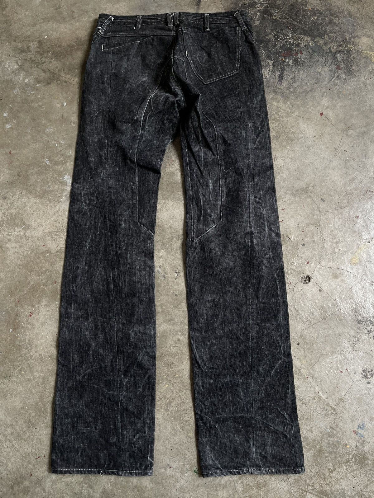 Y's Y’s Yohji Yamamoto Washed Biker Denim Pant Size US 32 / EU 48 - 10 Thumbnail