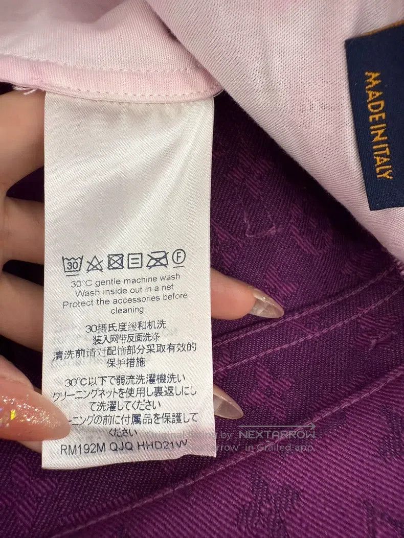 Louis Vuitton Louis Vuitton Purple full-print presbyopic jeans Size US 34 / EU 50 - 5 Thumbnail