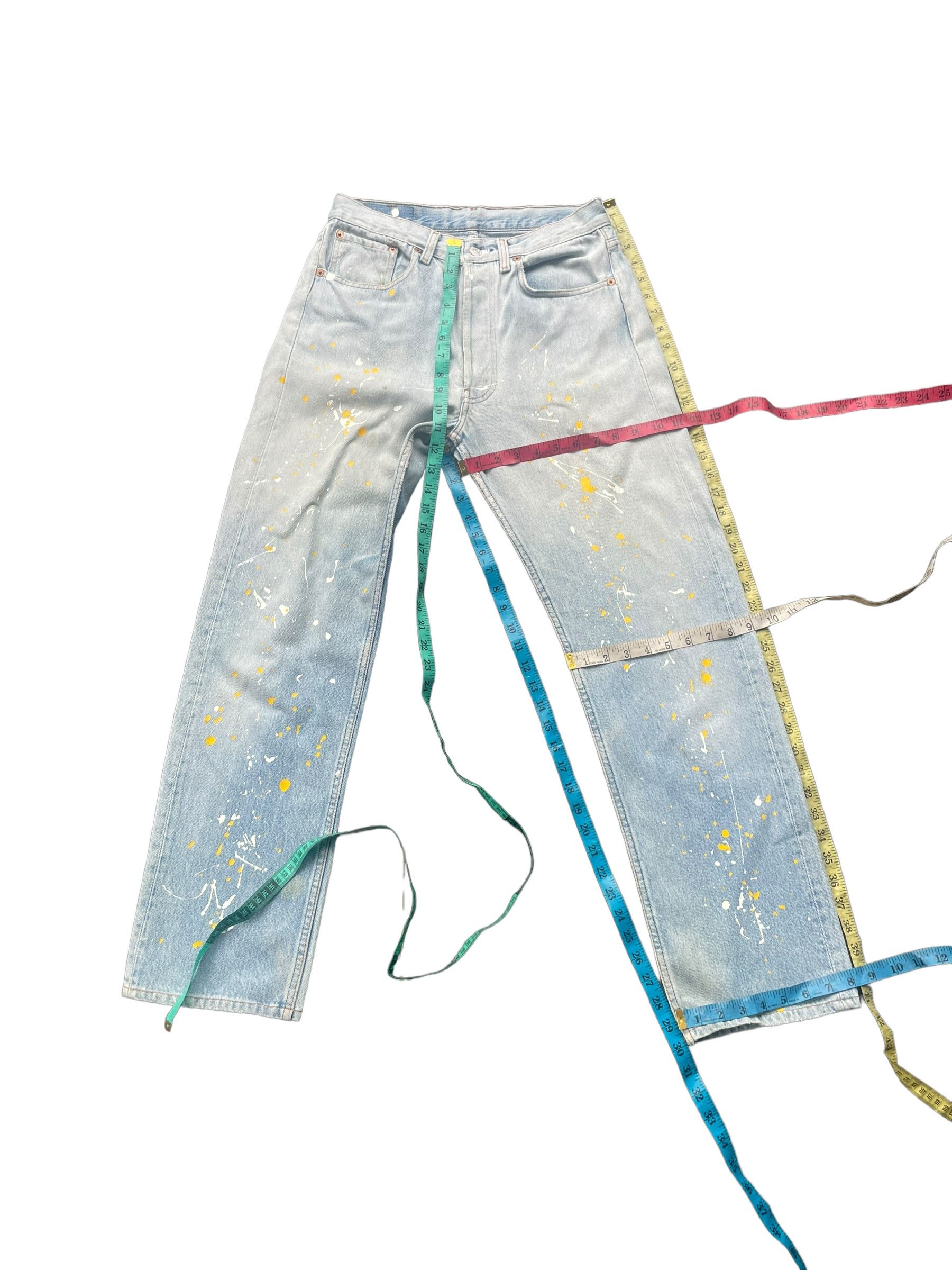Levi's Vintage 1991 Levis 501 XX e Painted denim Size US 30 / EU 46 - 6 Thumbnail