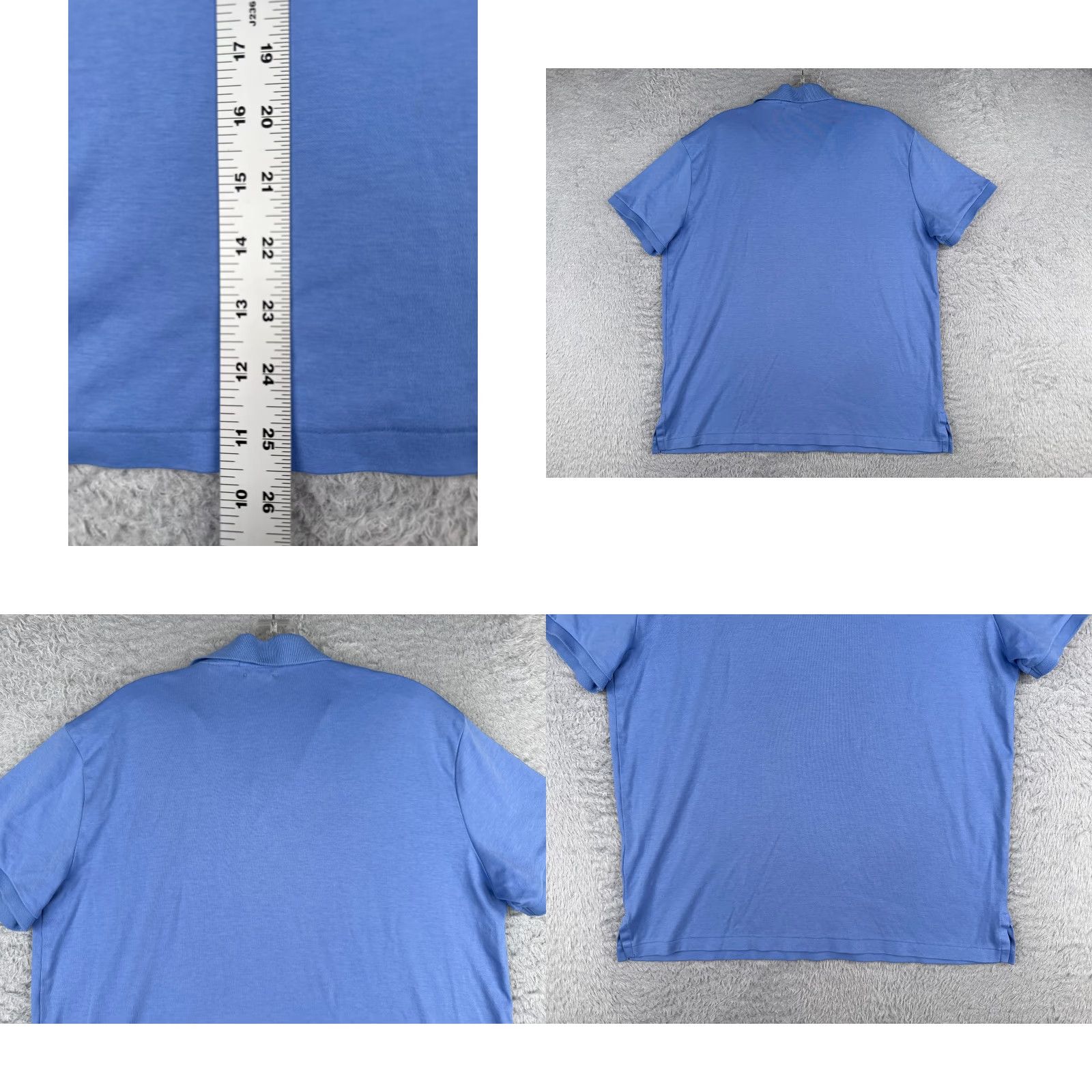 Ralph Lauren Polo Ralph Lauren Shirt Men Large Blue Short Sleeve Cotton Slim Fit Read Size US L / EU 52-54 / 3 - 9 Thumbnail