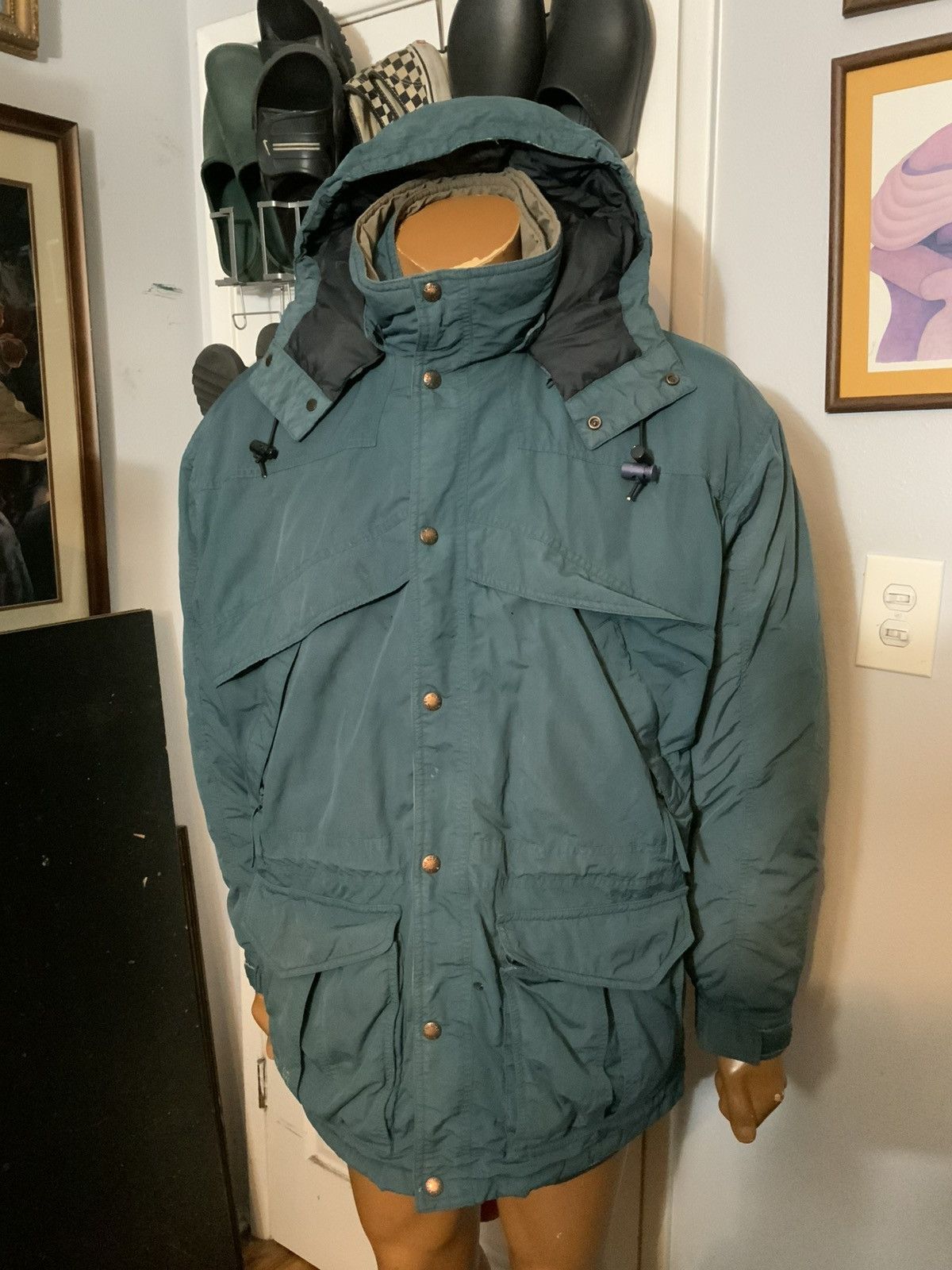 The North Face × Vintage 90s TNF The North Face Goose Down Fill Puffer Parka Jacket Size US XL / EU 56 / 4 - 17 Thumbnail