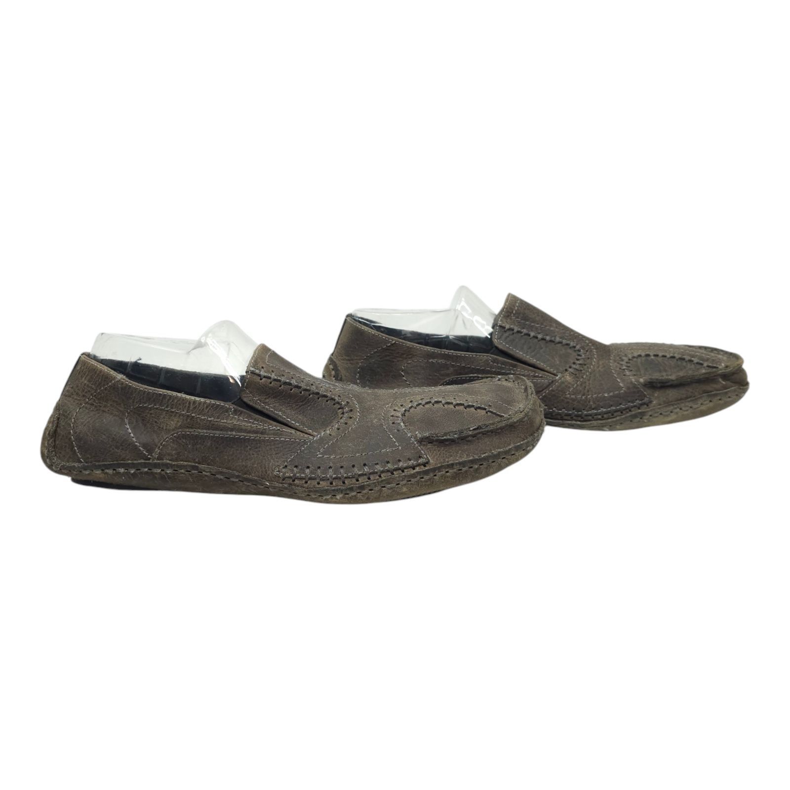 Bed Stu Bed Stu Distressed Leather Stitched Driving Mocs Mens 12 Size US 12 / EU 45 - 2 Thumbnail