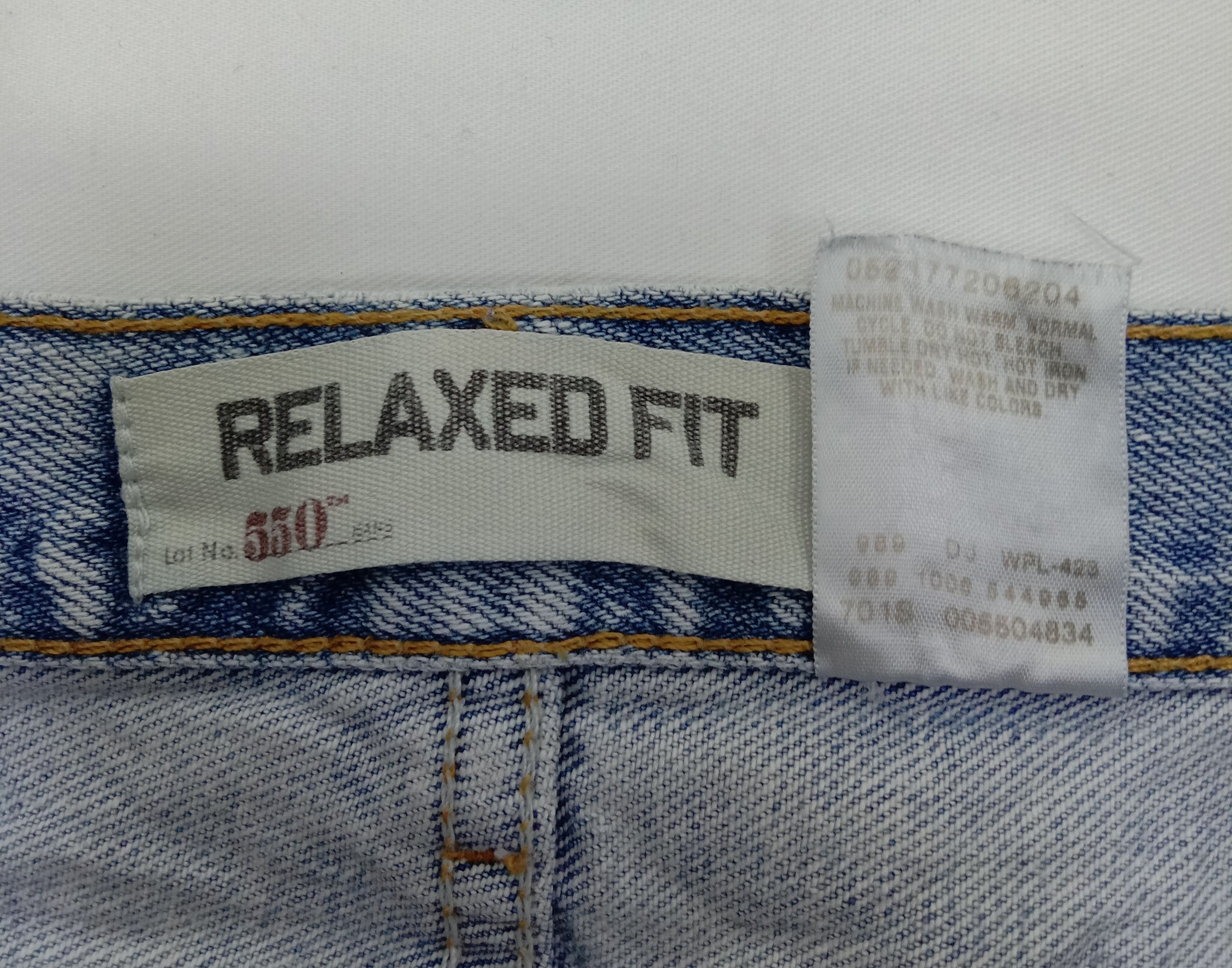 Vintage Levi's 550 Jeans Light Wash Relaxed Fit Denim
