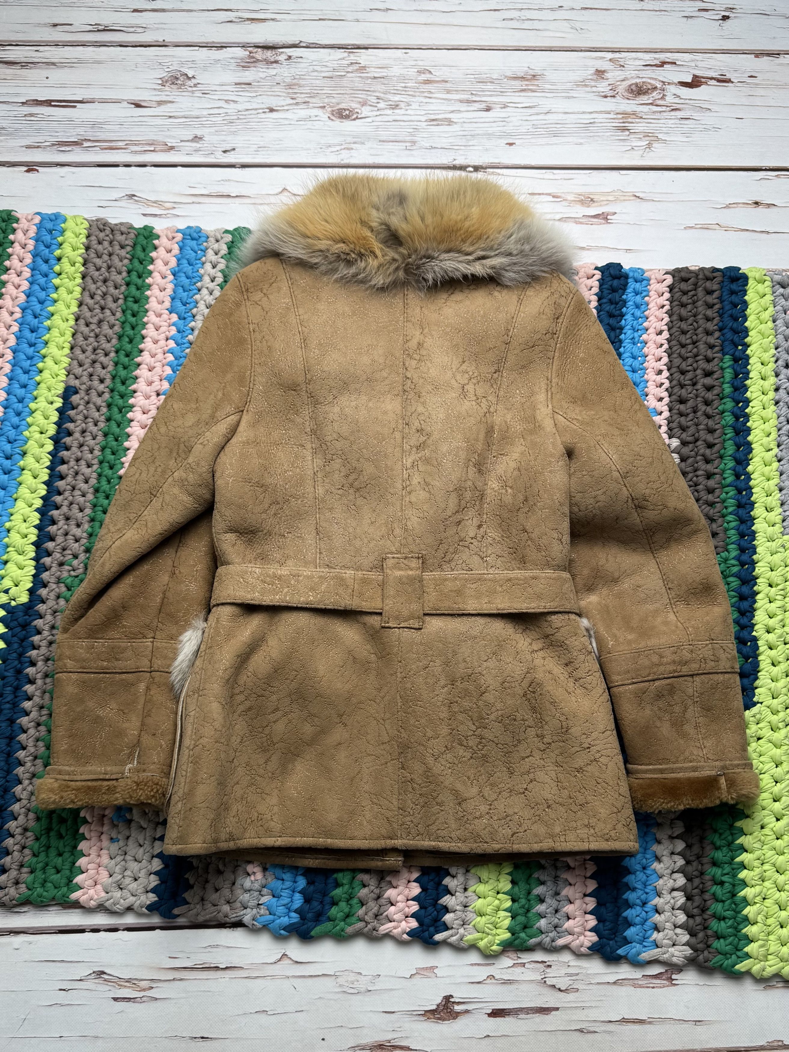 Vintage Vintage Real Sheepskin Jacket With Belt (D10)(D15) Size M / US 6-8 / IT 42-44 - 8 Thumbnail