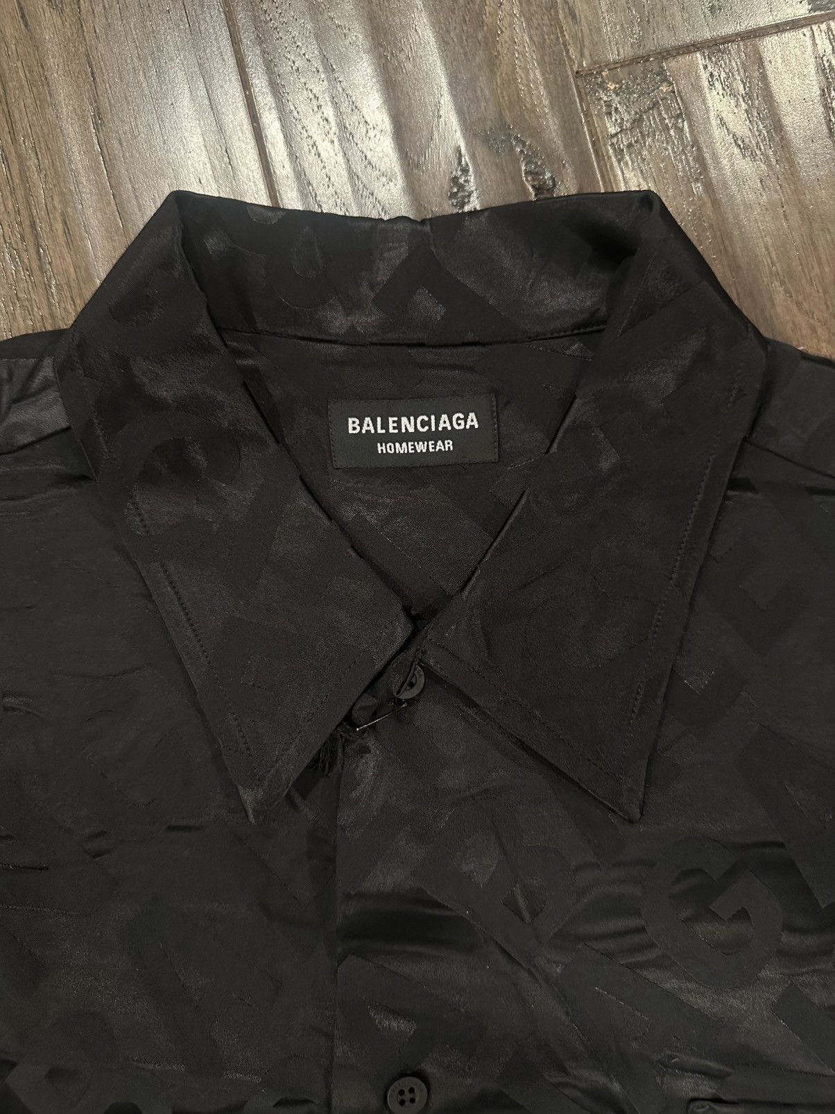 Balenciaga Balenciaga Homewear Logo Shirt | Grailed