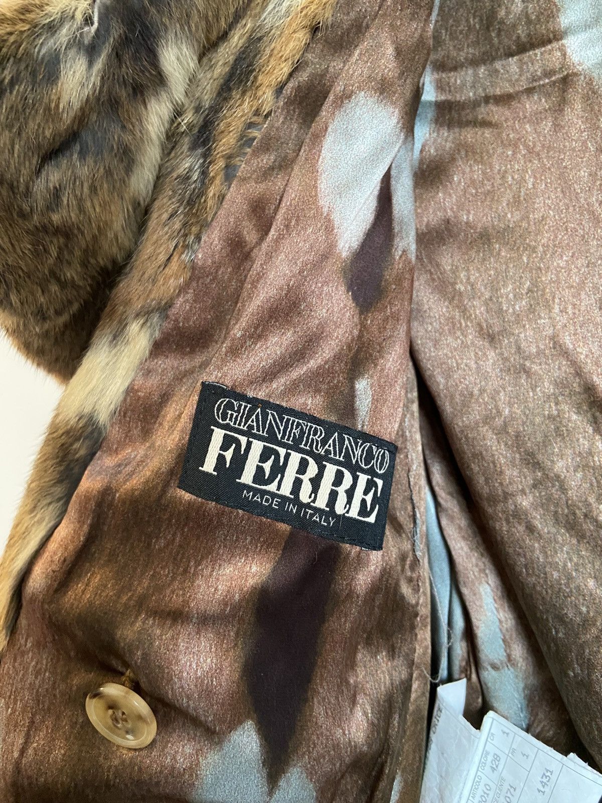 Gianfranco Ferre Gianfranco Ferré Hamster Fur Coat Size XS / US 0-2 / IT 36-38 - 14 Thumbnail