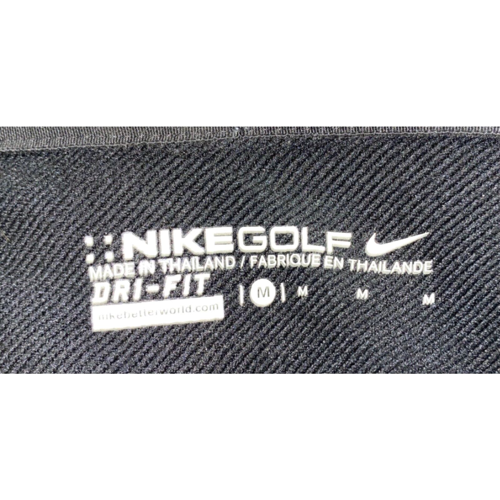 Nike Nike Golf Mens Black Dri-Fit 1/2 Zip Golf Polo Jacket Size M Size US M / EU 48-50 / 2 - 5 Thumbnail
