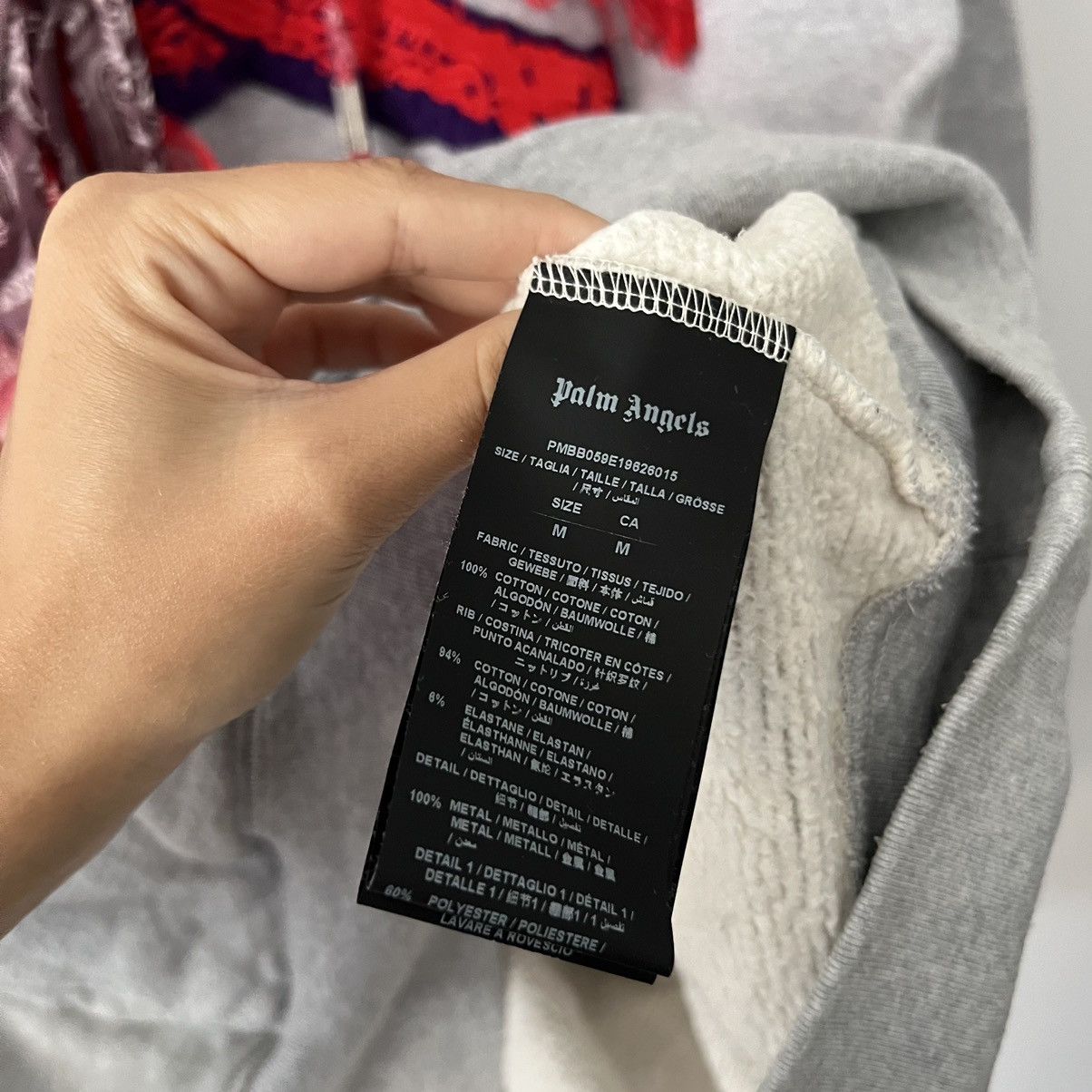 Palm Angels Big Skull Bandana Hoody in Grey Size US M / EU 48-50 / 2 - 5 Thumbnail