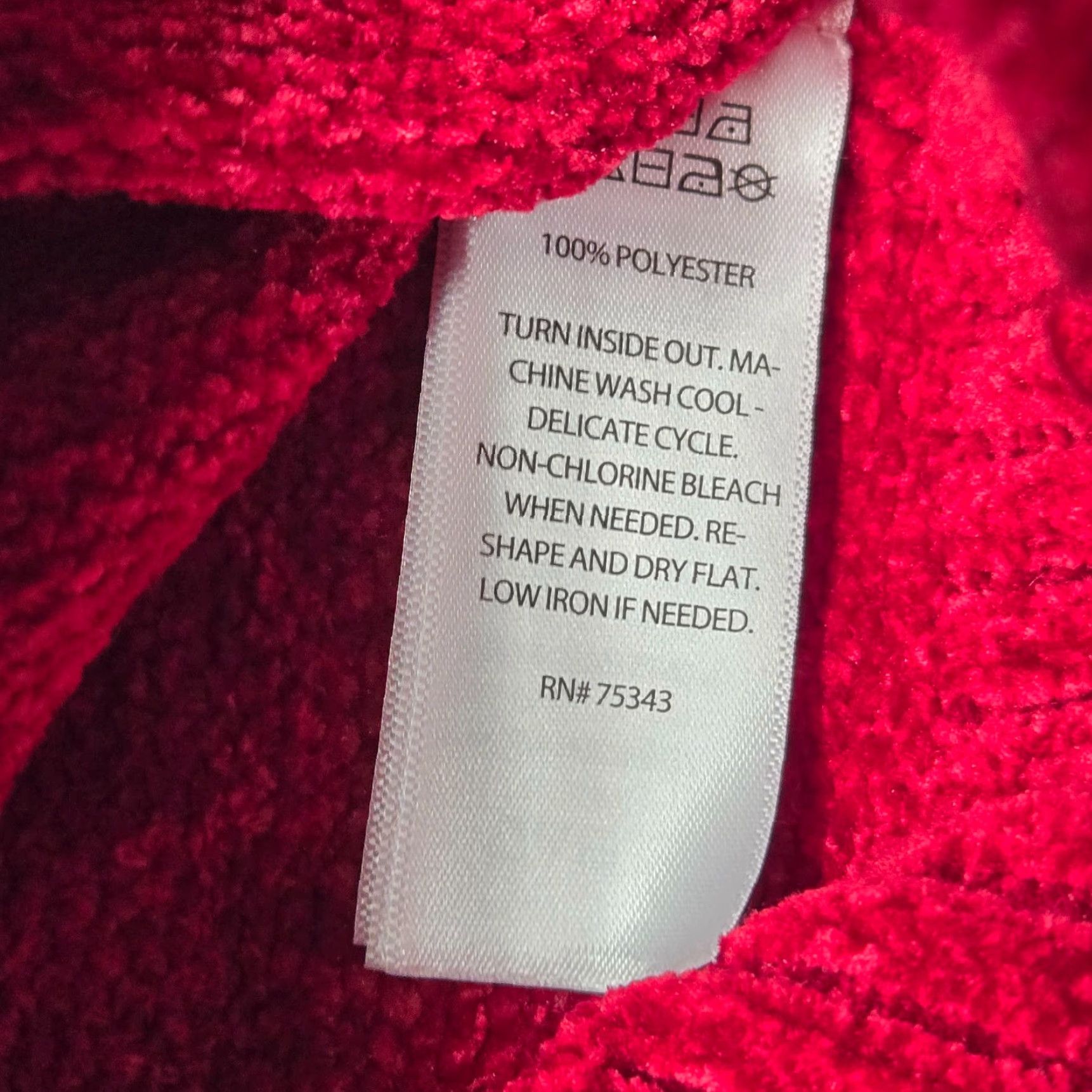 Christian Siriano Christian Siriano Sweater Long Sleeve Pullover Womens Large Red Mock Neck Winter Casual Pullover Womens Size L / US 10 / IT 46 - 3 Thumbnail