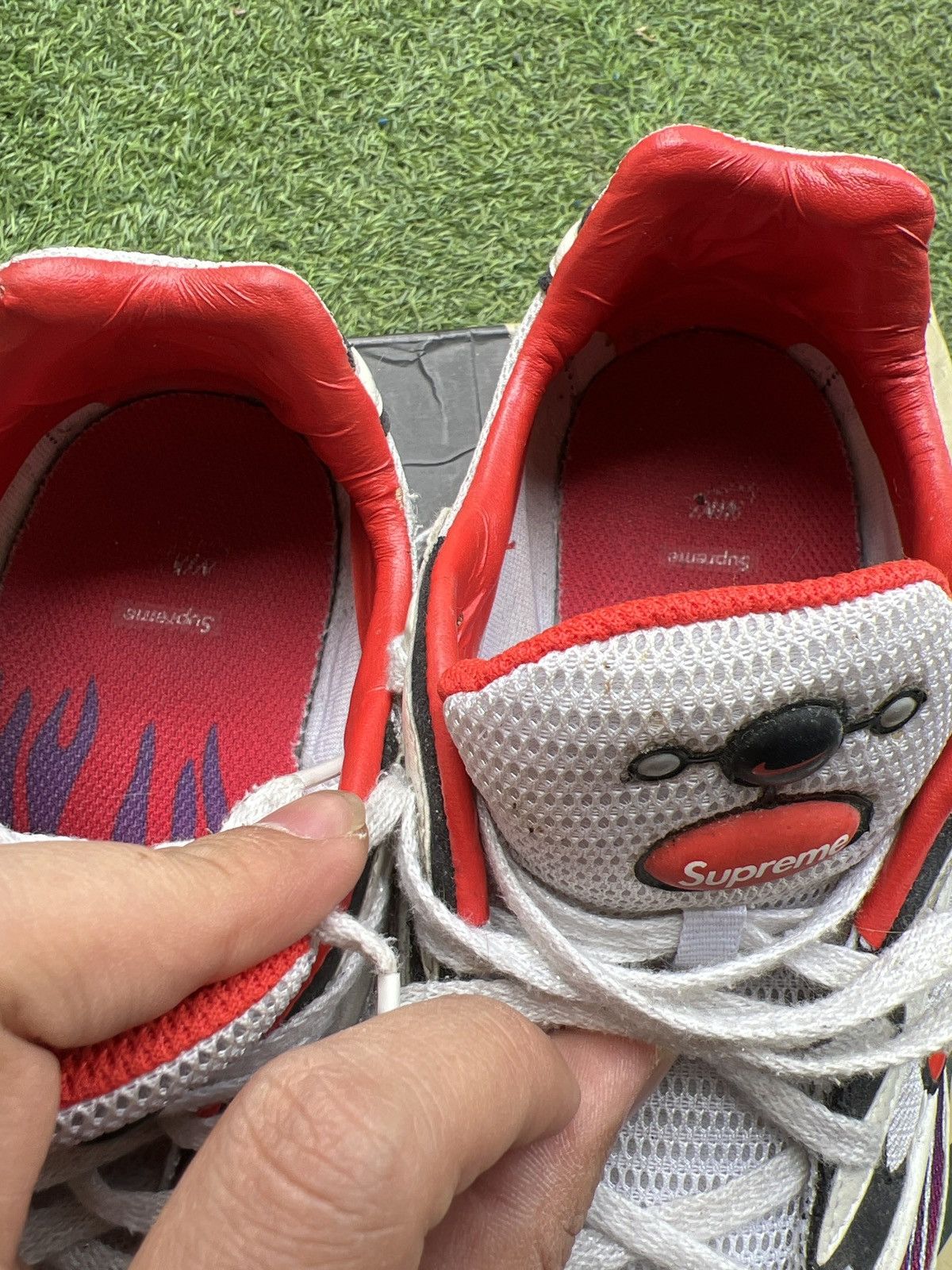Nike × Supreme Nike x Supreme Zoom Streak Spectrum Plus 'Habanero Red' Size US 8 / EU 41 - 8 Thumbnail