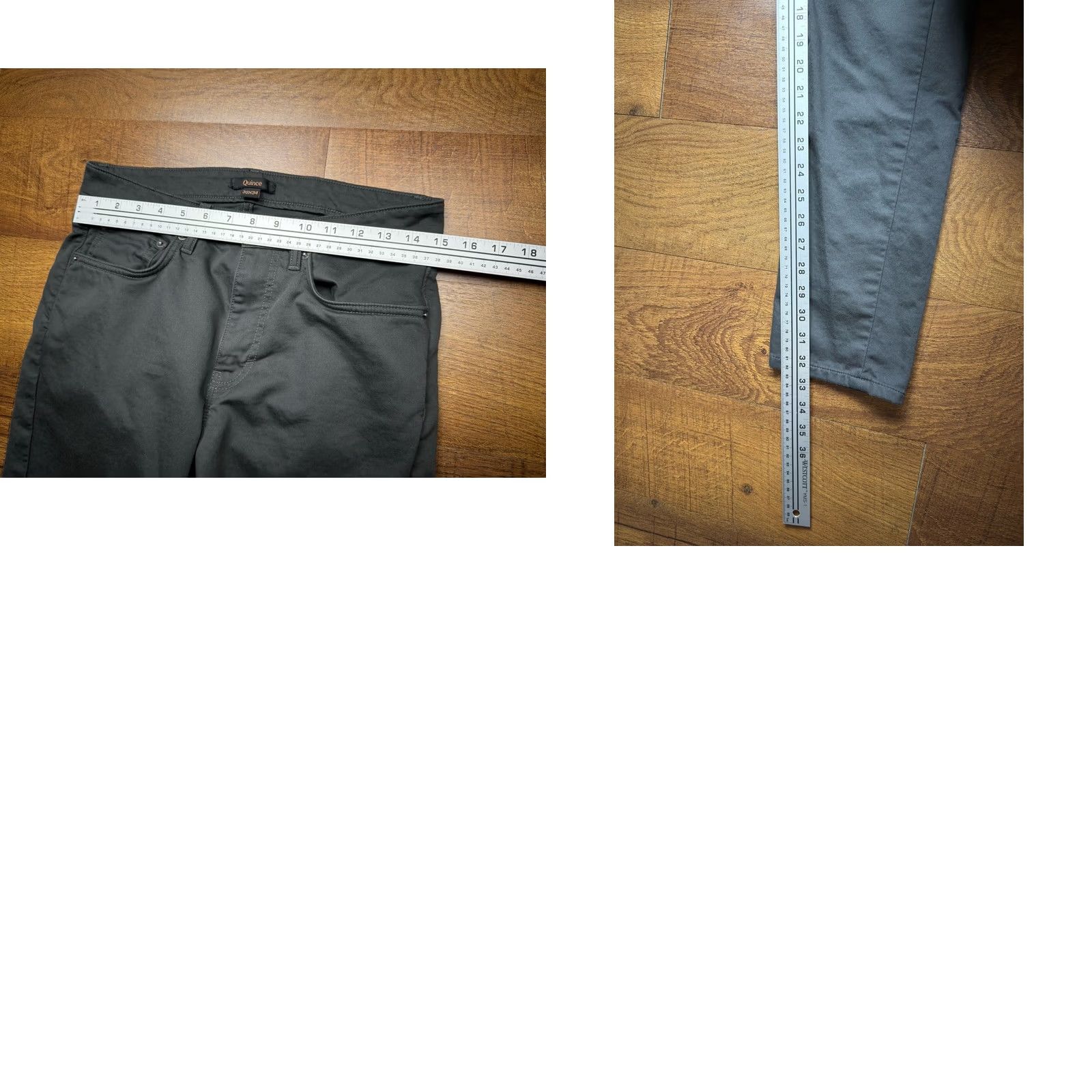 Quince Quince Men Comfort Stretch Traveler 5 Pocket Pants Slim Charcoal 30X34 Size US 30 / EU 46 - 8 Thumbnail