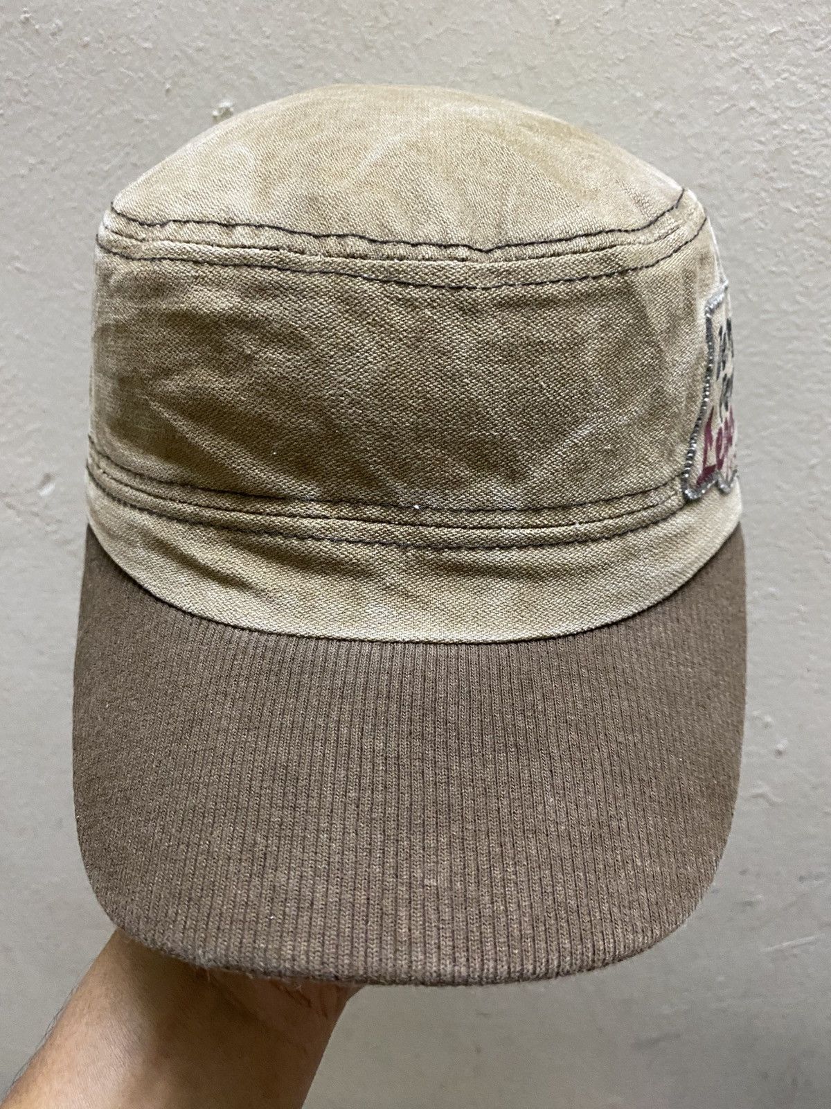 If Six Was Nine × Japanese Brand × Le Grande Bleu (L.G.B.) 2000s Japanese Brand Cadet Hat Distressed Size ONE SIZE - 1 Thumbnail