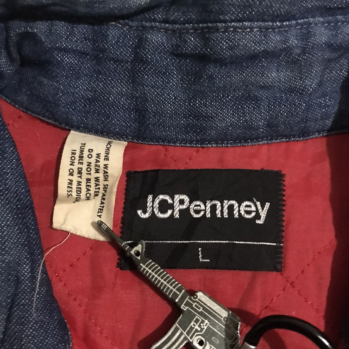 JCPenney Vintage jc penney 80s western denim workers Size US L / EU 52-54 / 3 - 6 Thumbnail