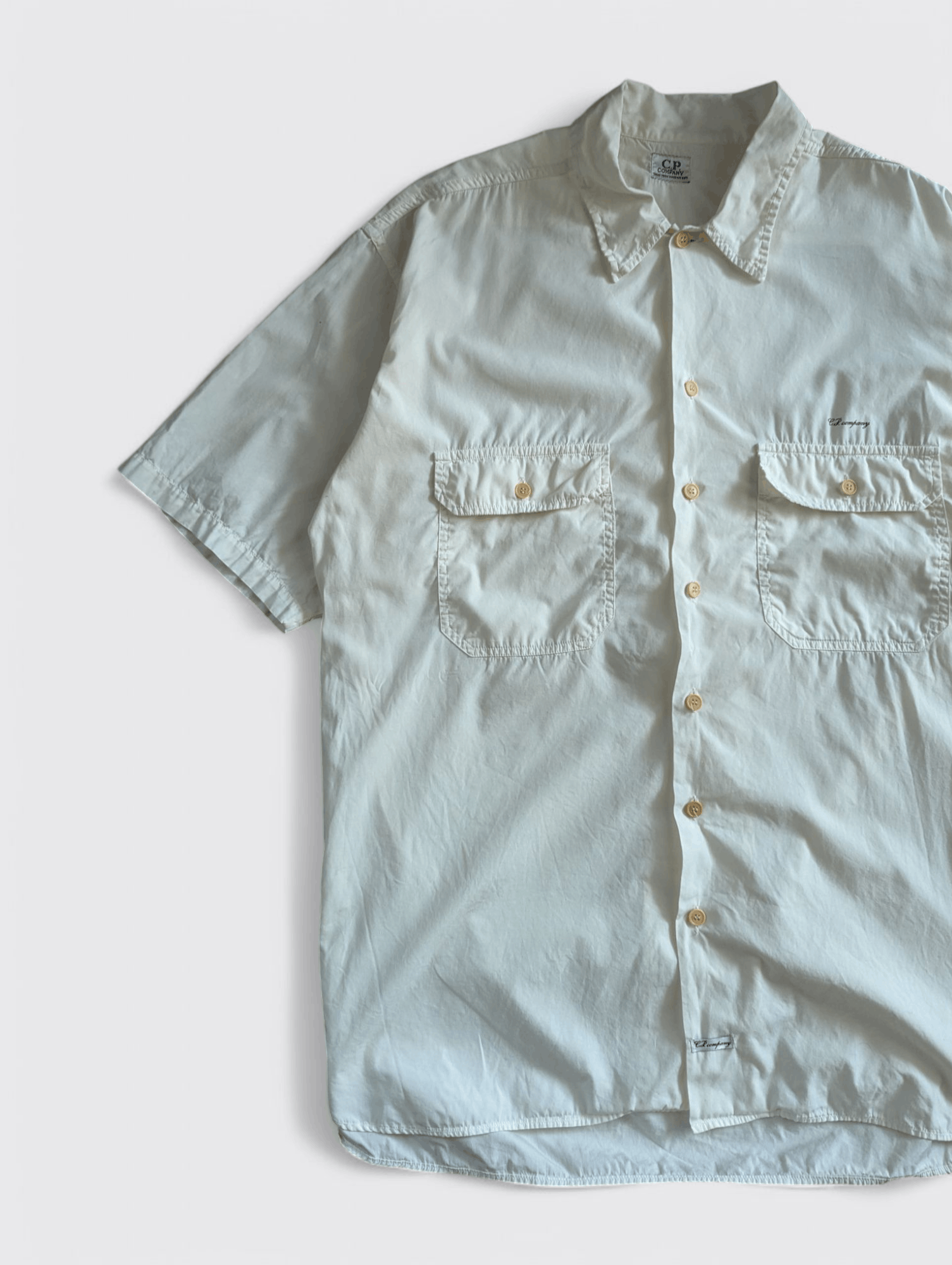 C.P. Company C.P. Company Vintage Short Sleeve Shirt Size US XXL / EU 58 / 5 - 2 Thumbnail