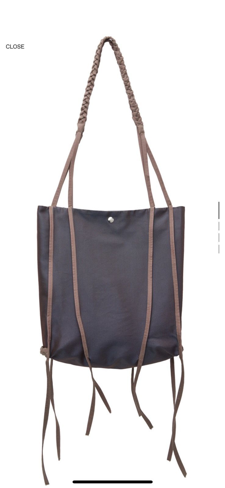 Kiko Kostadinov Purple And Brown Maersk Tote Bag, Men's