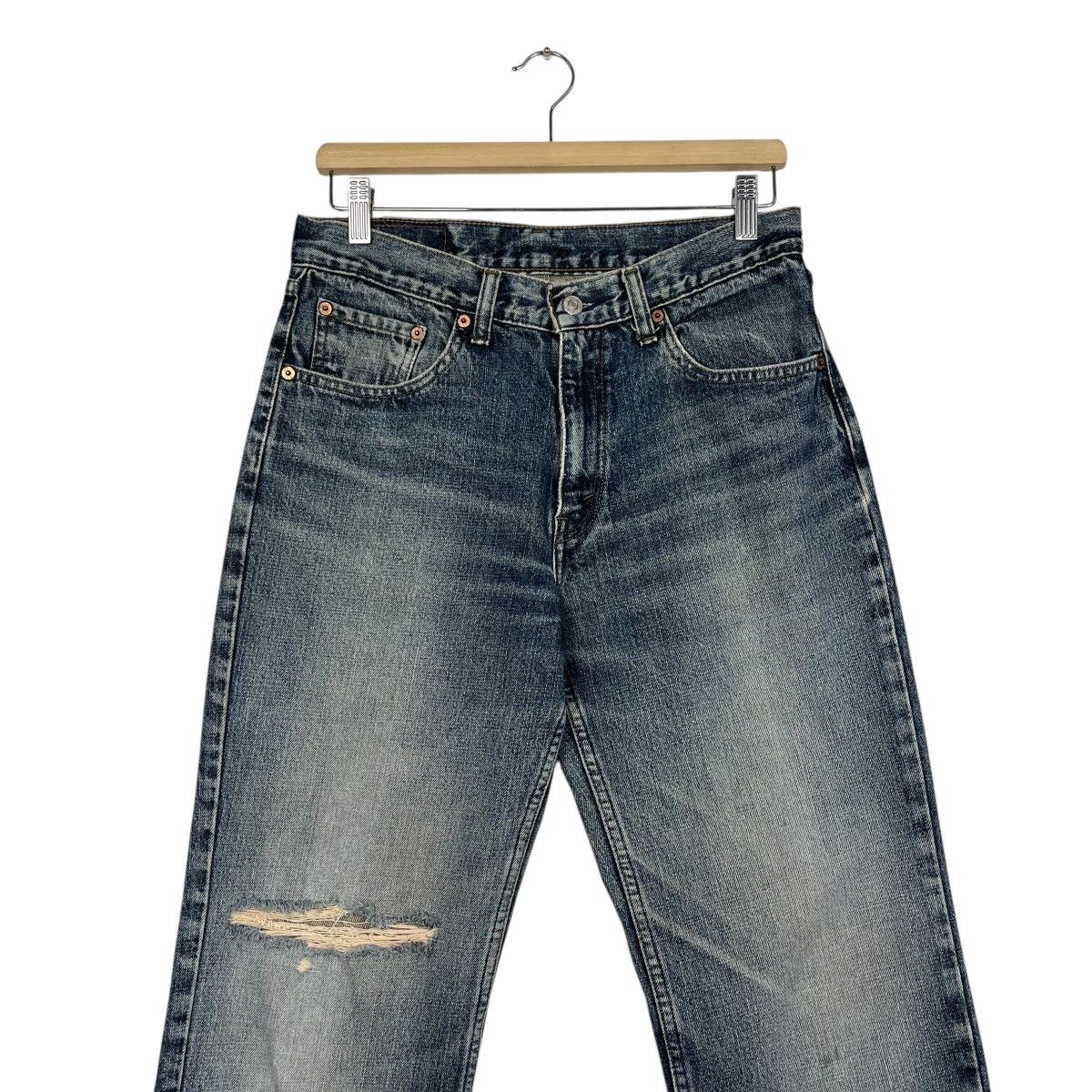 Levi's Vintage Y2k Levis Distressed Denim Jeans Size US 32 / EU 48 - 3 Thumbnail