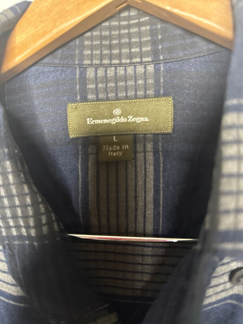 Ermenegildo Zegna Ermenegildo Zegna plaid button down men's shirt sz Large Size US L / EU 52-54 / 3 - 4 Thumbnail
