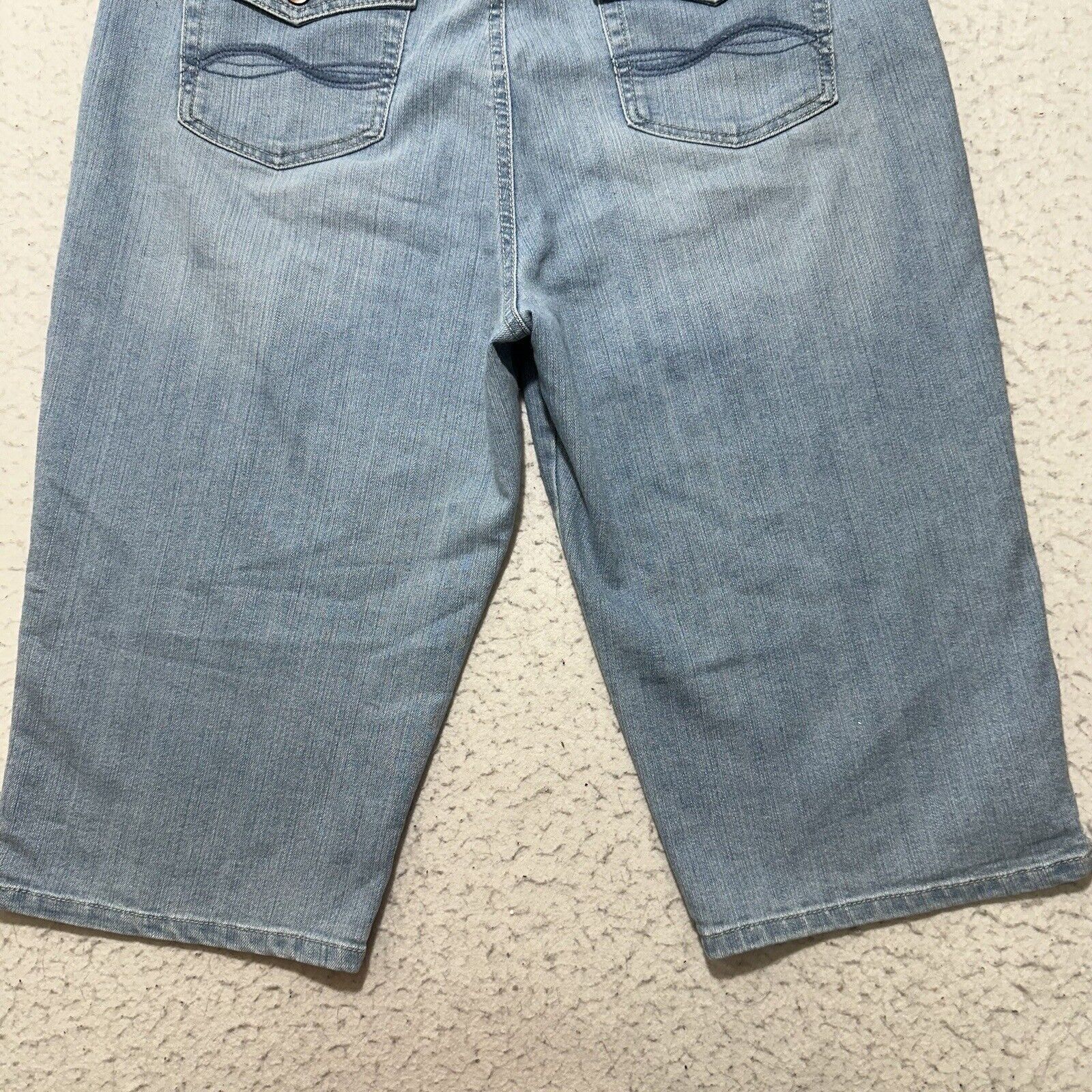Gloria Vanderbilt Gloria Vanderbilt 16 Light Blue Capri Denim Jeans Size 38" / US 16 / IT 52 - 8 Thumbnail