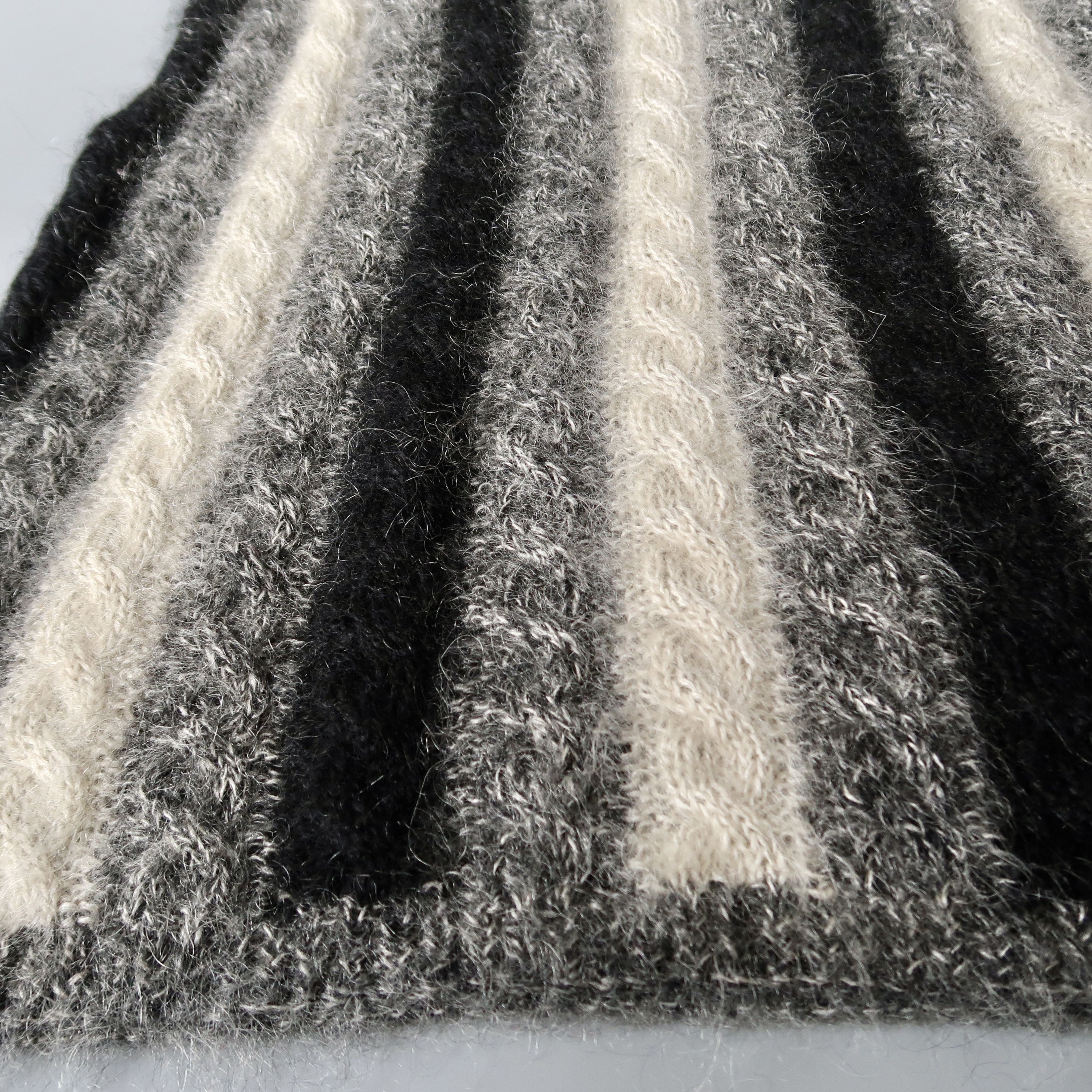 Ellen Tracy 1980s Linda Allard for ELLEN TRACY mohair-mix oversized vest Size L / US 10 / IT 46 - 7 Thumbnail