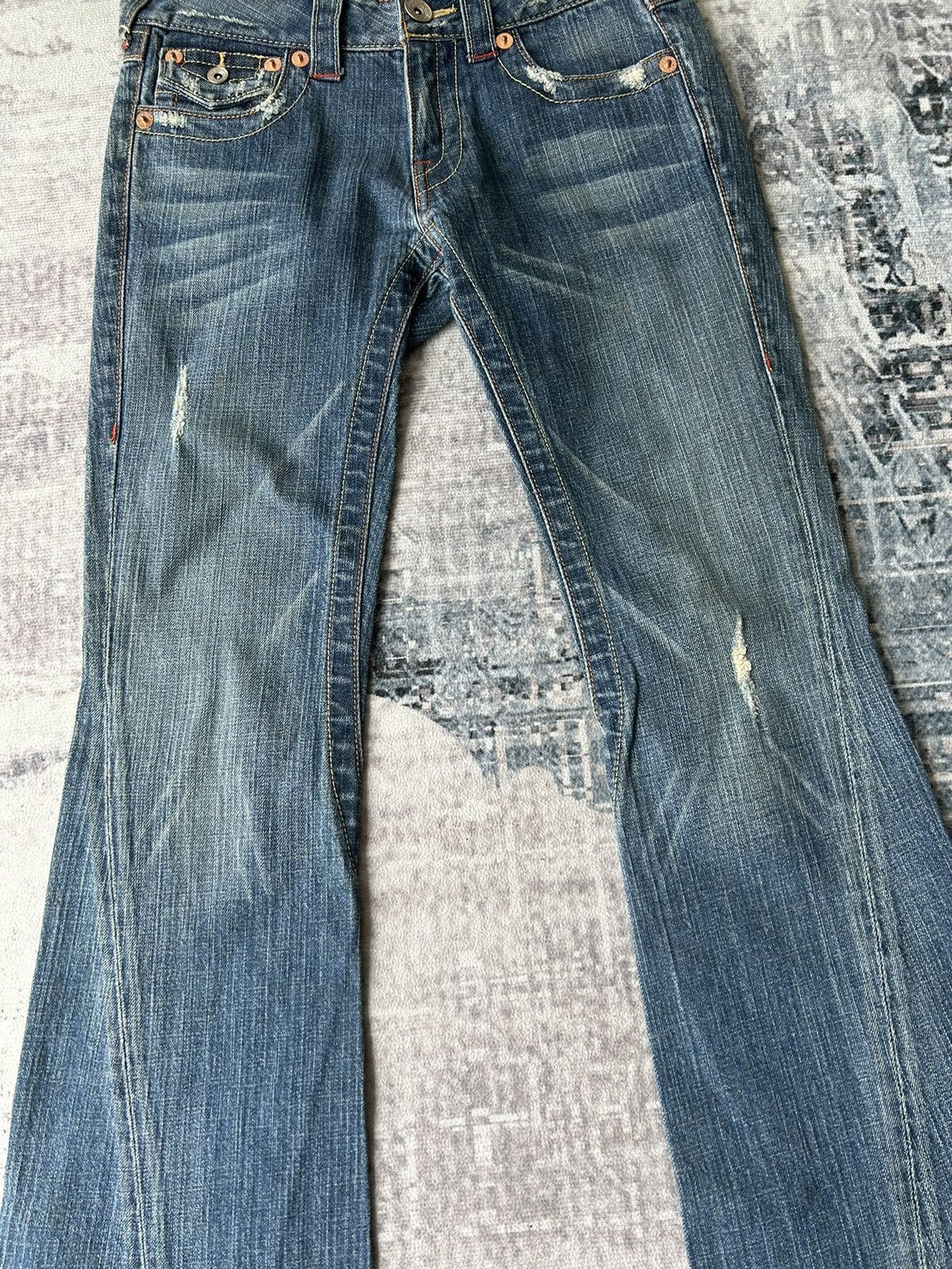 Tornado Mart A.v.v Design Flared jeans Size 28" / US 6 / IT 42 - 4 Thumbnail