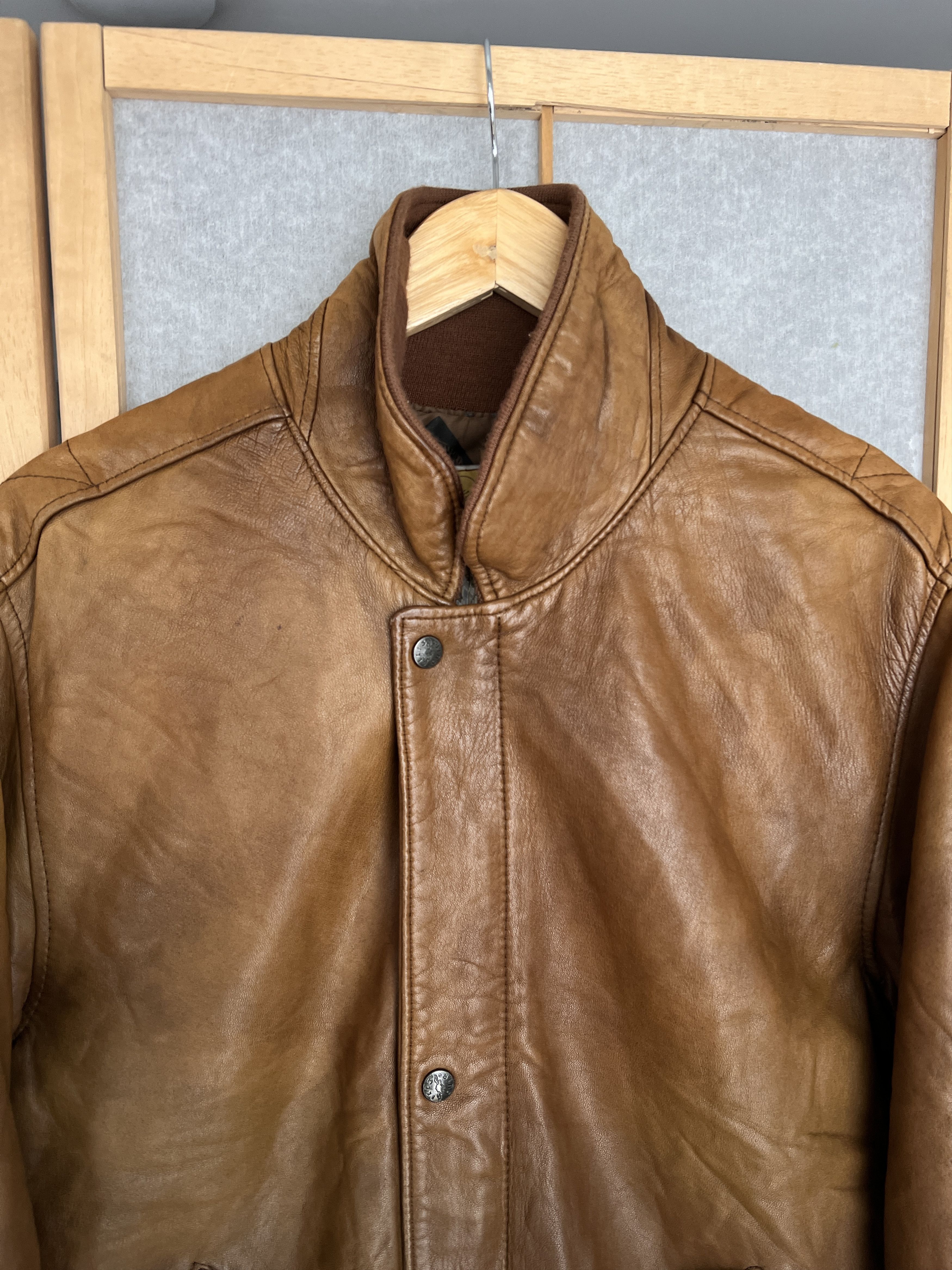 Hysteric Glamour Crazy vintage 90s lambskin leather bomber jacket opium japan Size US S / EU 44-46 / 1 - 11 Thumbnail