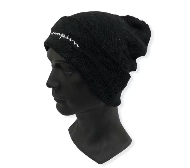 Champion Vintage Champion Spell out beanie Hat Size ONE SIZE - 3 Thumbnail