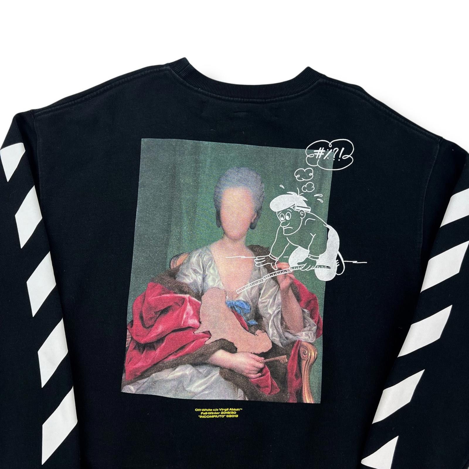 Off-White Off-White Mariana De Silva Black Sweatshirt Size US M / EU 48-50 / 2 - 1 Thumbnail