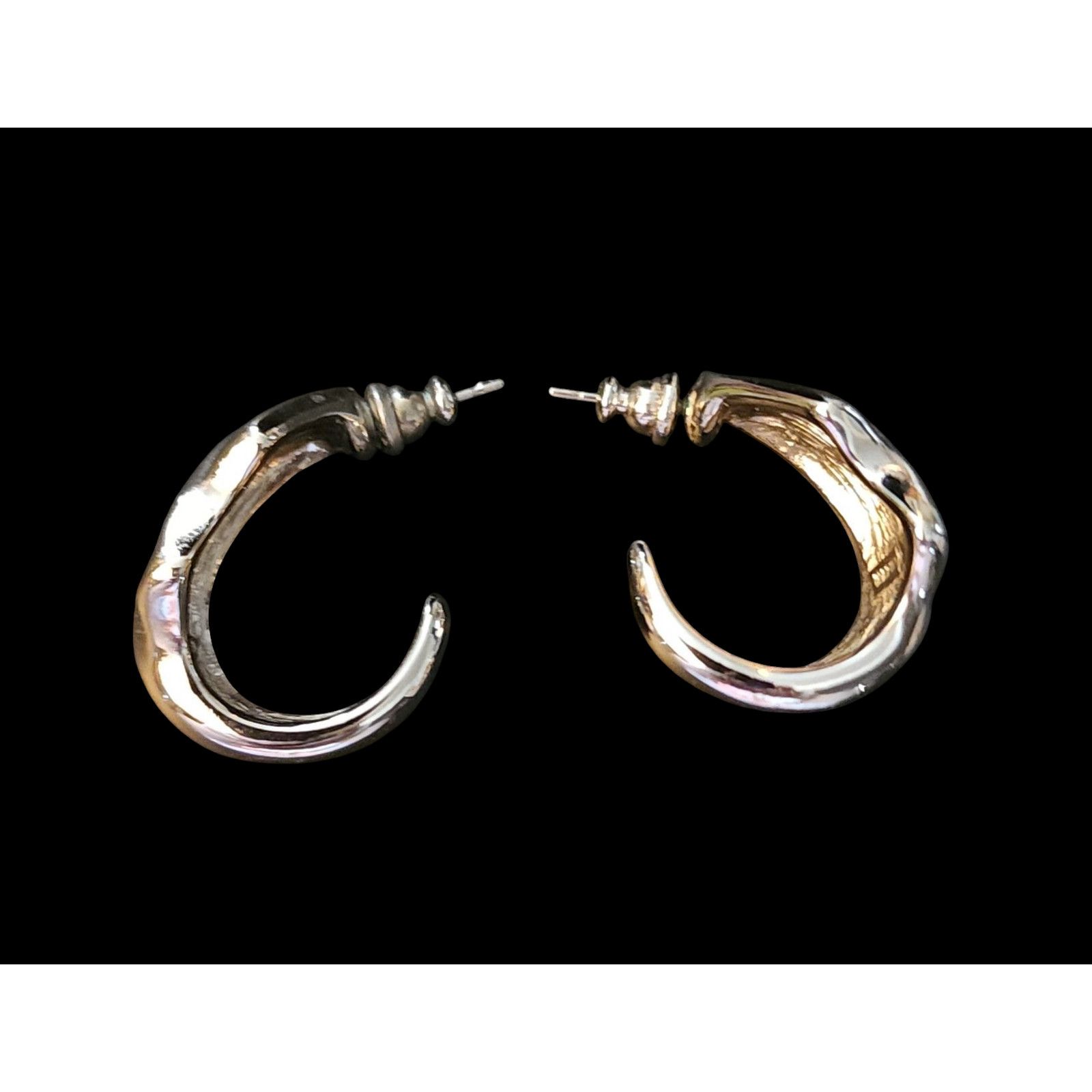 Other Silver-tone metal loop pierced earrings Size ONE SIZE - 3 Thumbnail