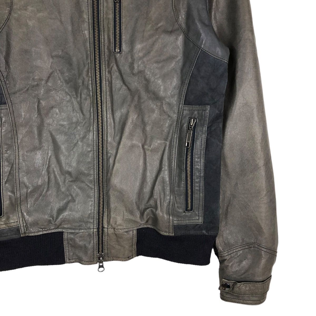 Japanese Brand 🔥VINTAGE CROPPED BIKER LEATHER JACKET PIGSKINS LIDAH JAPAN Size US S / EU 44-46 / 1 - 7 Thumbnail