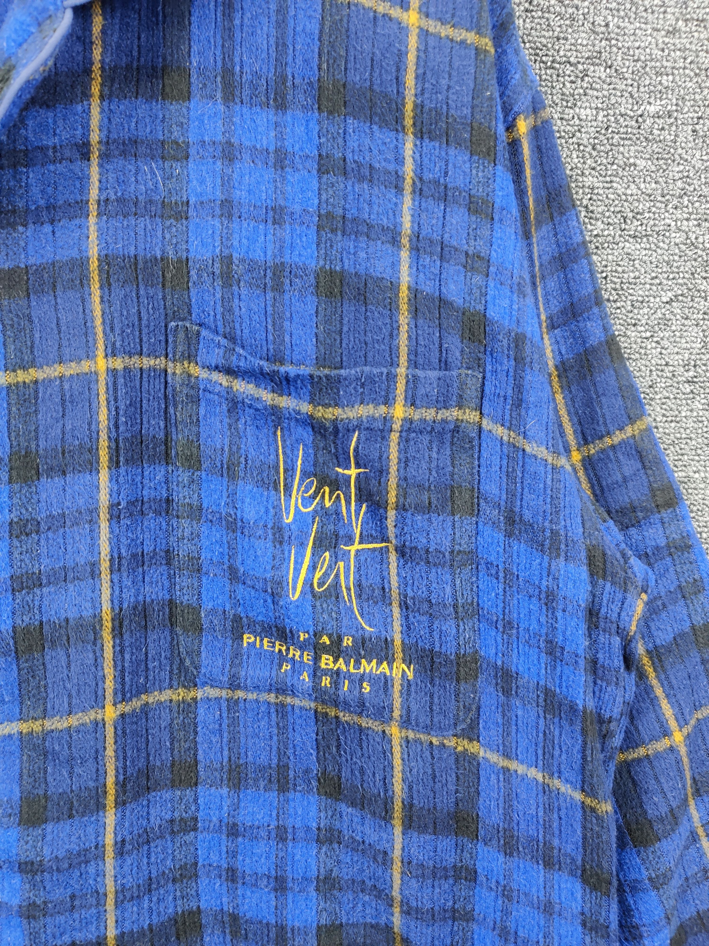 Balmain Vintage Vent Vent Pierre Balmain Checkered Set Pyjama Size US L / EU 52-54 / 3 - 7 Thumbnail
