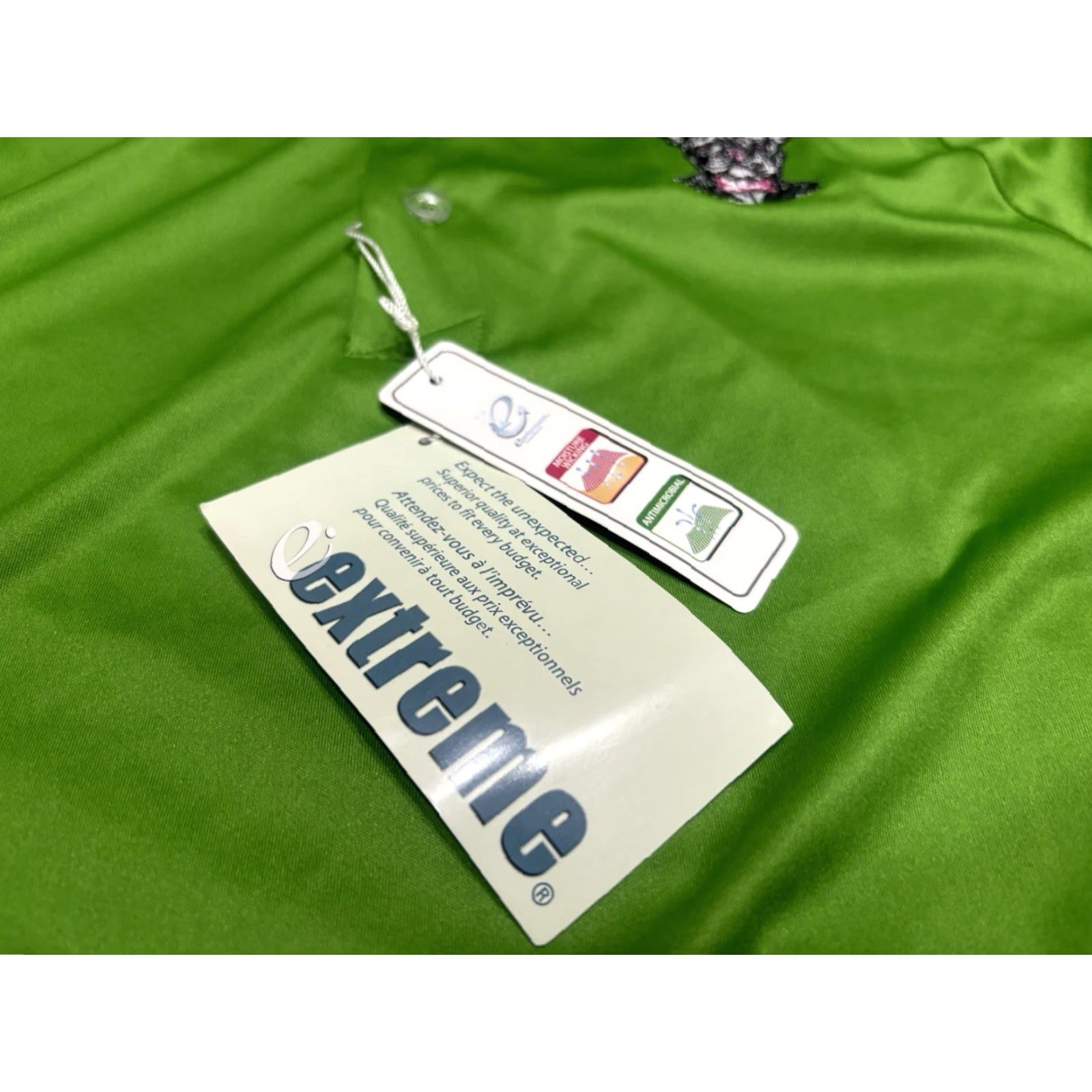 Vintage Extreme E-Performance Polo Shirt Men's L Green Football Basic N6 N6 Size US L / EU 52-54 / 3 - 3 Thumbnail