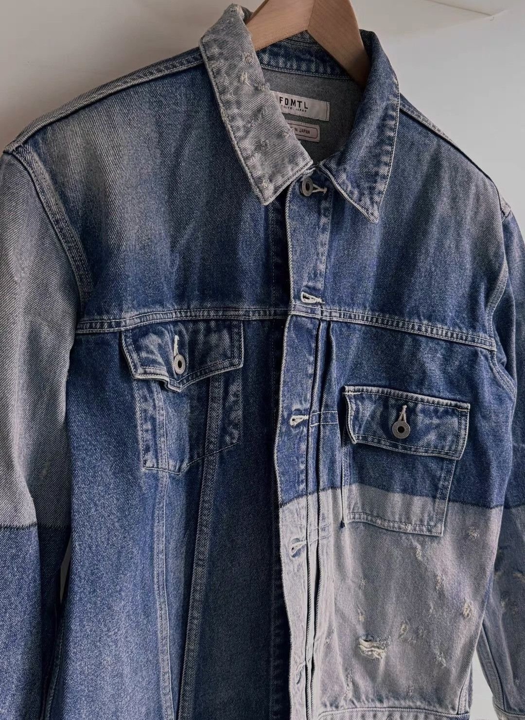 FDMTL FDMTL Lazer Denim Jacket (Made in Japan) Size US L / EU 52-54 / 3 - 4 Thumbnail