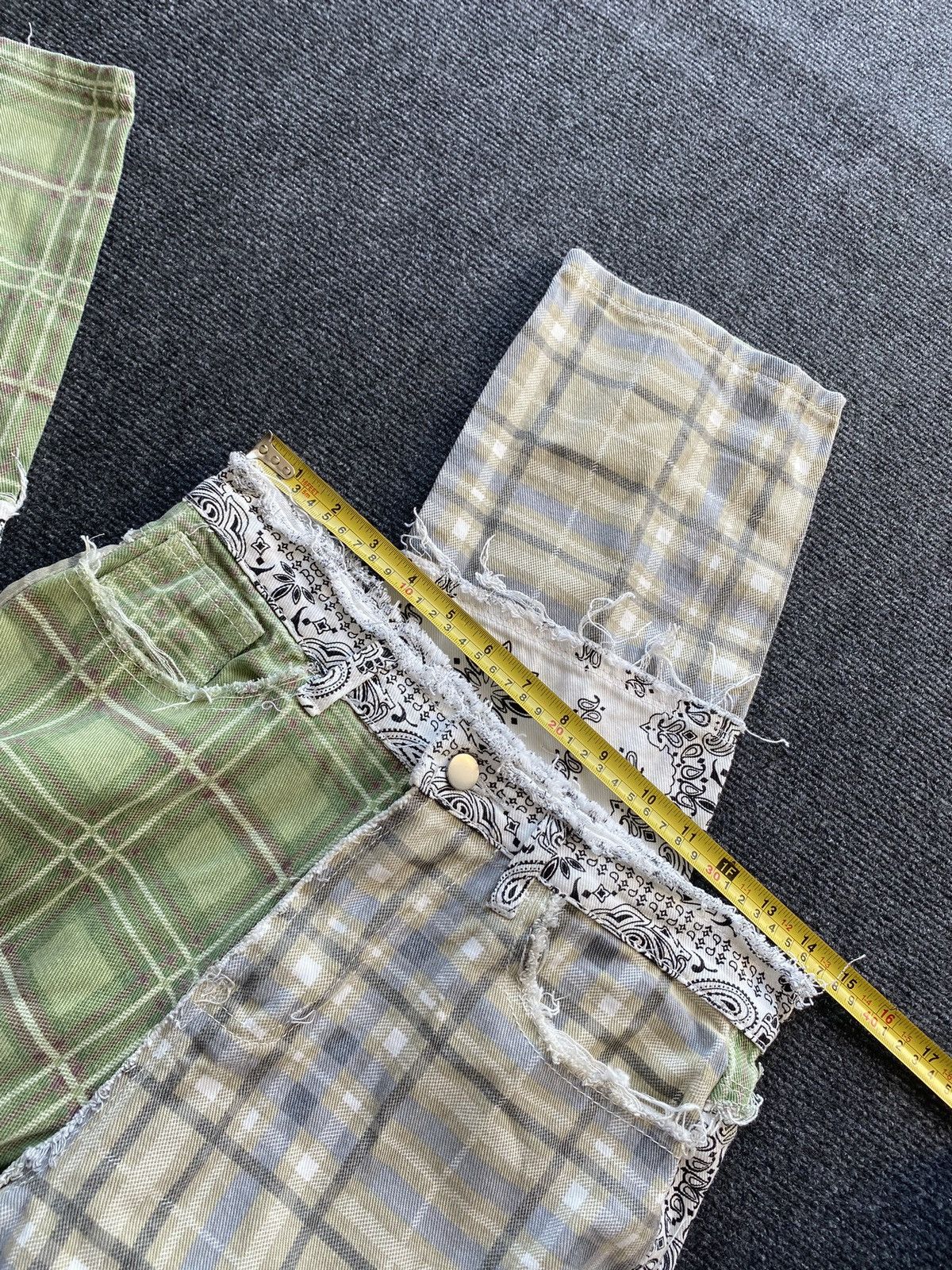 Other 🔥Opium Punk Patchwork Bandana 28 pants women straight Size 28" / US 6 / IT 42 - 4 Thumbnail