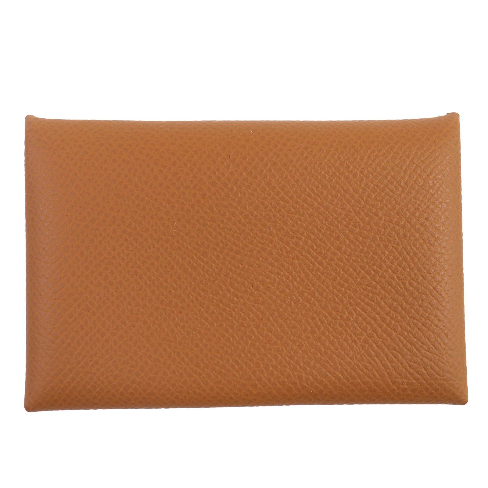 Hermes Hermes Hermes Calvi Epsom Leather Card Case Leather Card Case Stamp B (2023) DUTY FREE for USA Size ONE SIZE - 1 Thumbnail