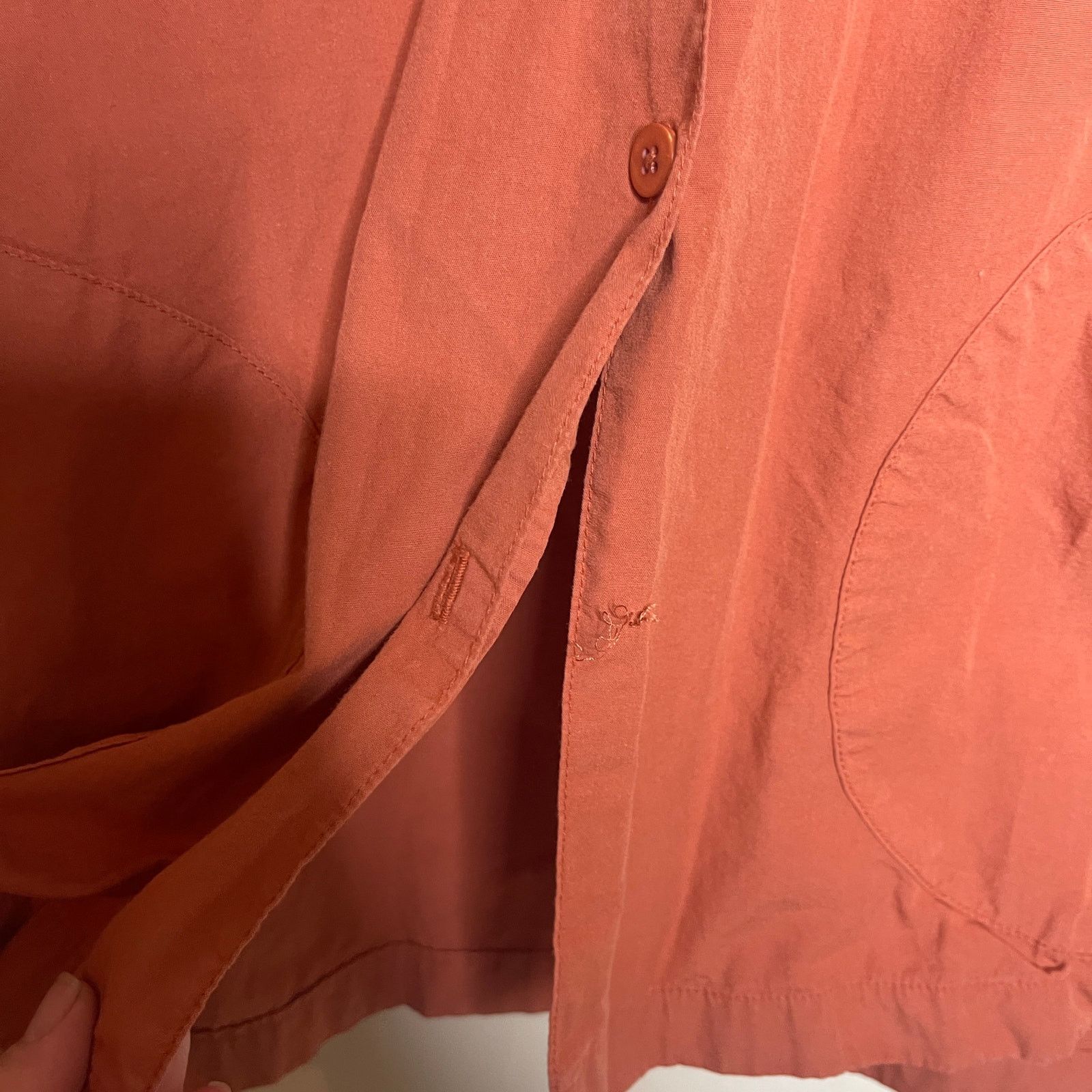 Jesse Kamm Jesse Kamm Okuda Shirt in terracotta clay sz XS S Size S / US 4 / IT 40 - 6 Thumbnail