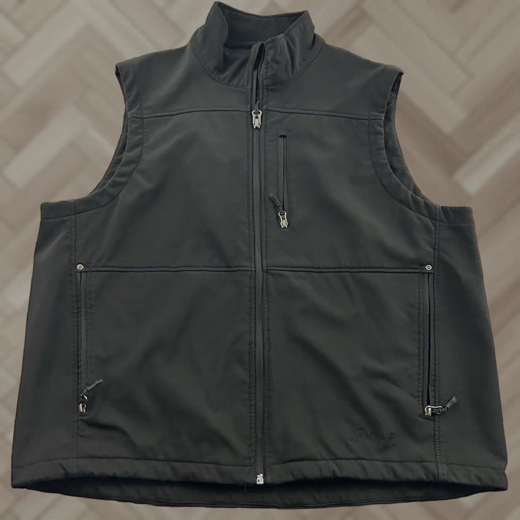 Vintage Rafter C Vest Men's 2XL Black Softshell Lined Full Zip Fleece Vest Size US XXL / EU 58 / 5 - 1 Thumbnail